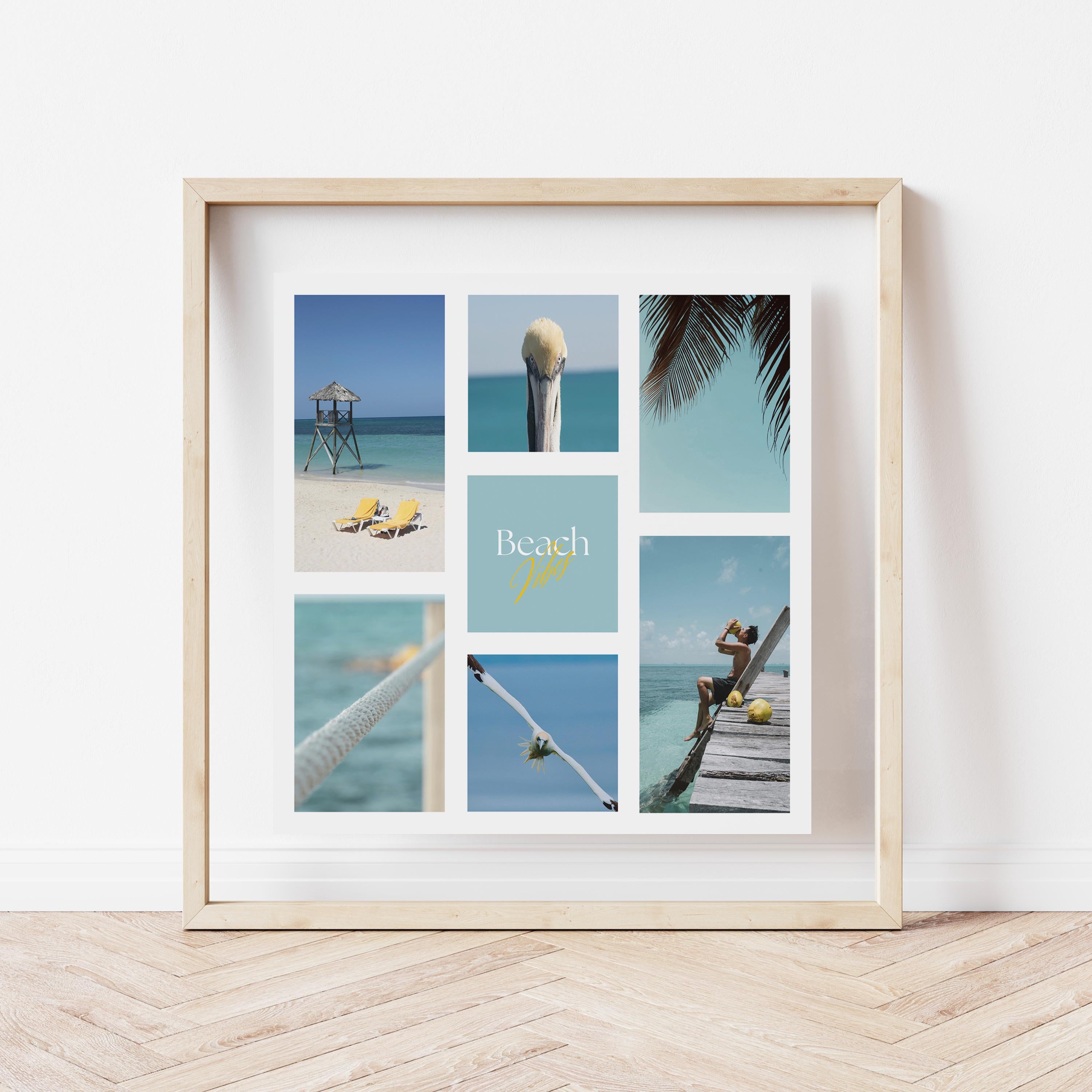 Affiche digitale Mer & Plage - Collection Beach Vibes N° 03