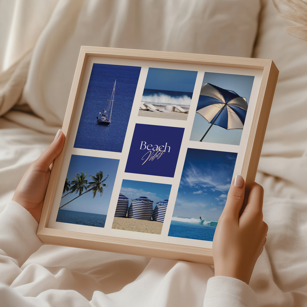 Póster digital Mar & Playa - Colección Beach Vibes N.º 3