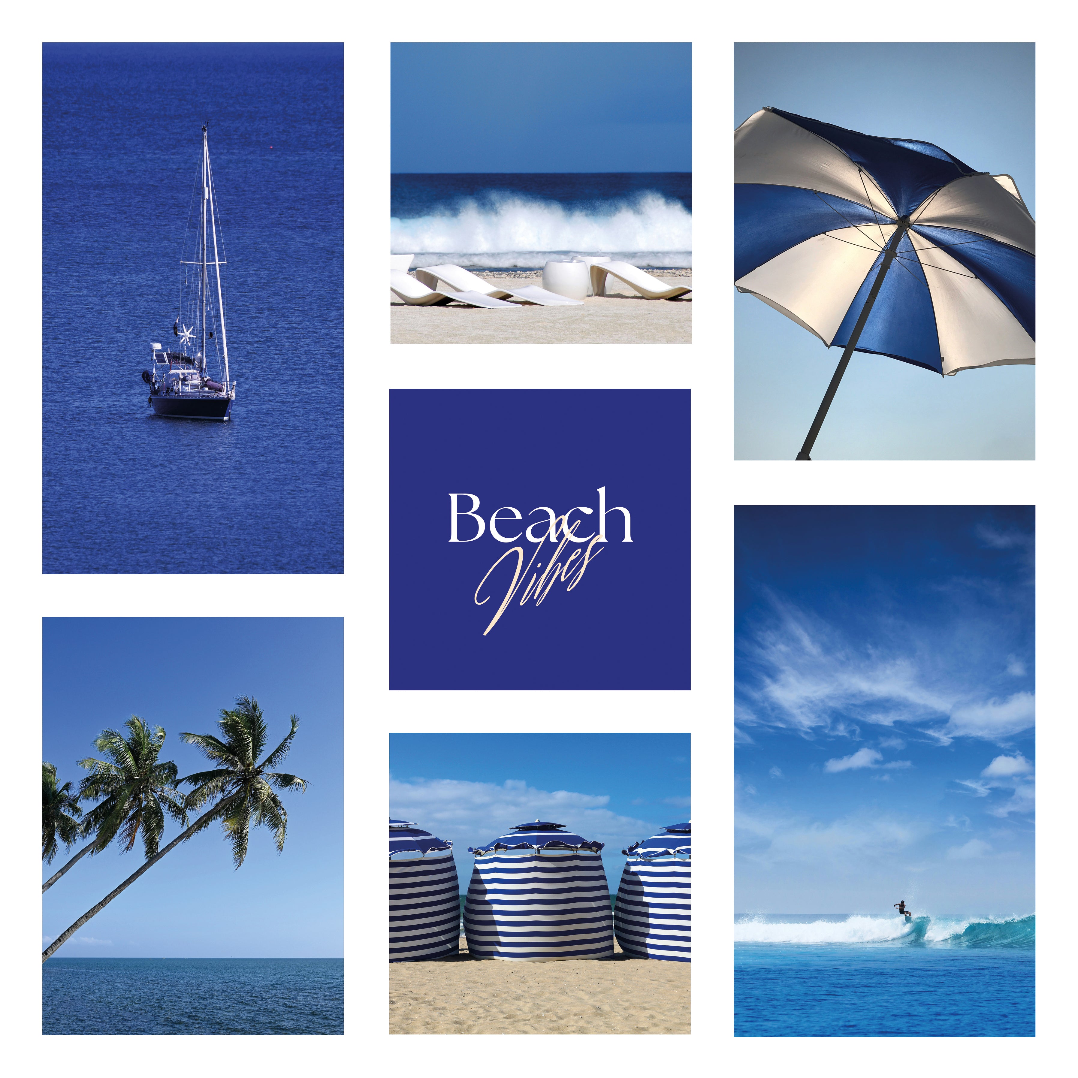 Digital Poster Sea & Beach - Beach Vibes Collection No. 3