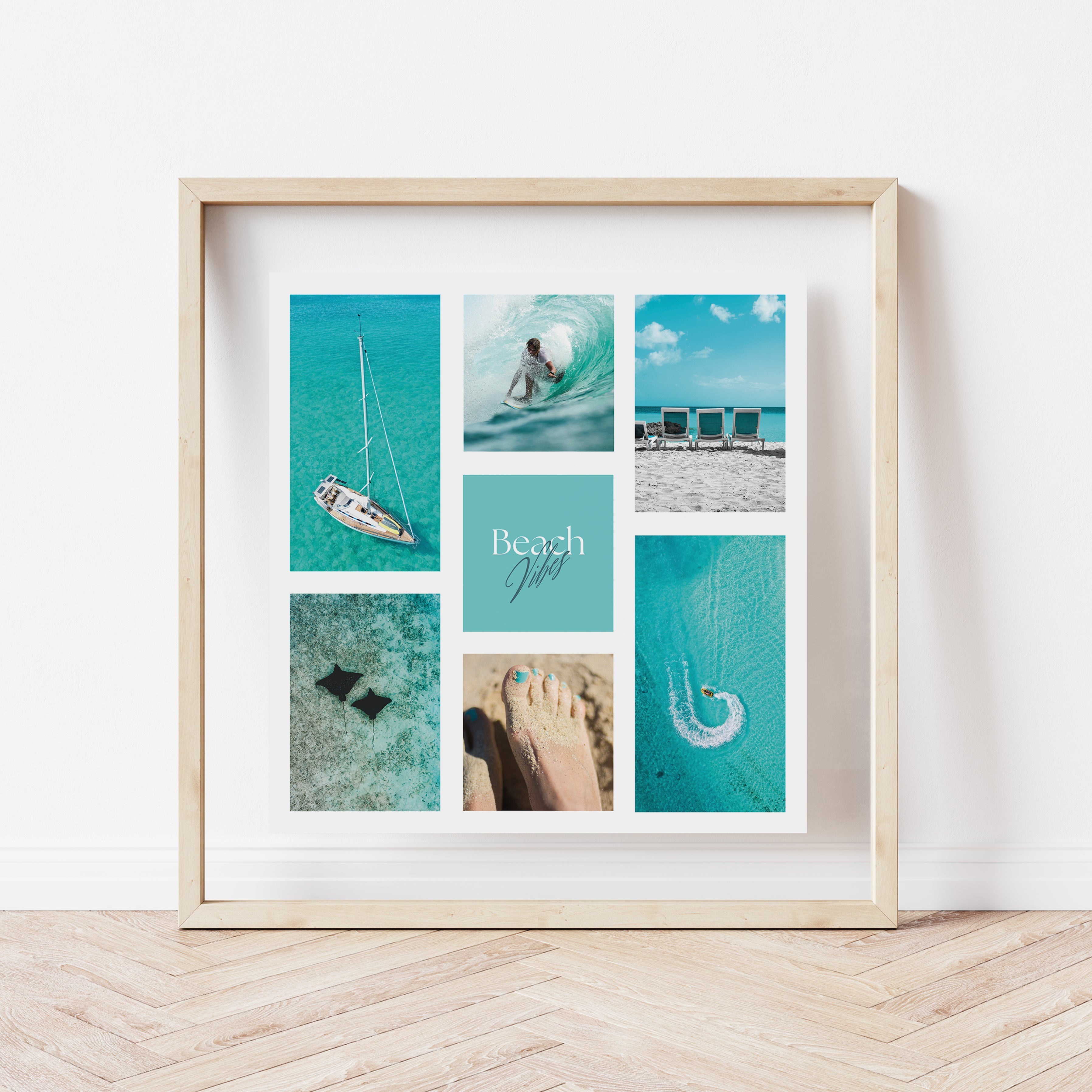 Digital Poster Sea & Beach - Beach Vibes Collection No. 3