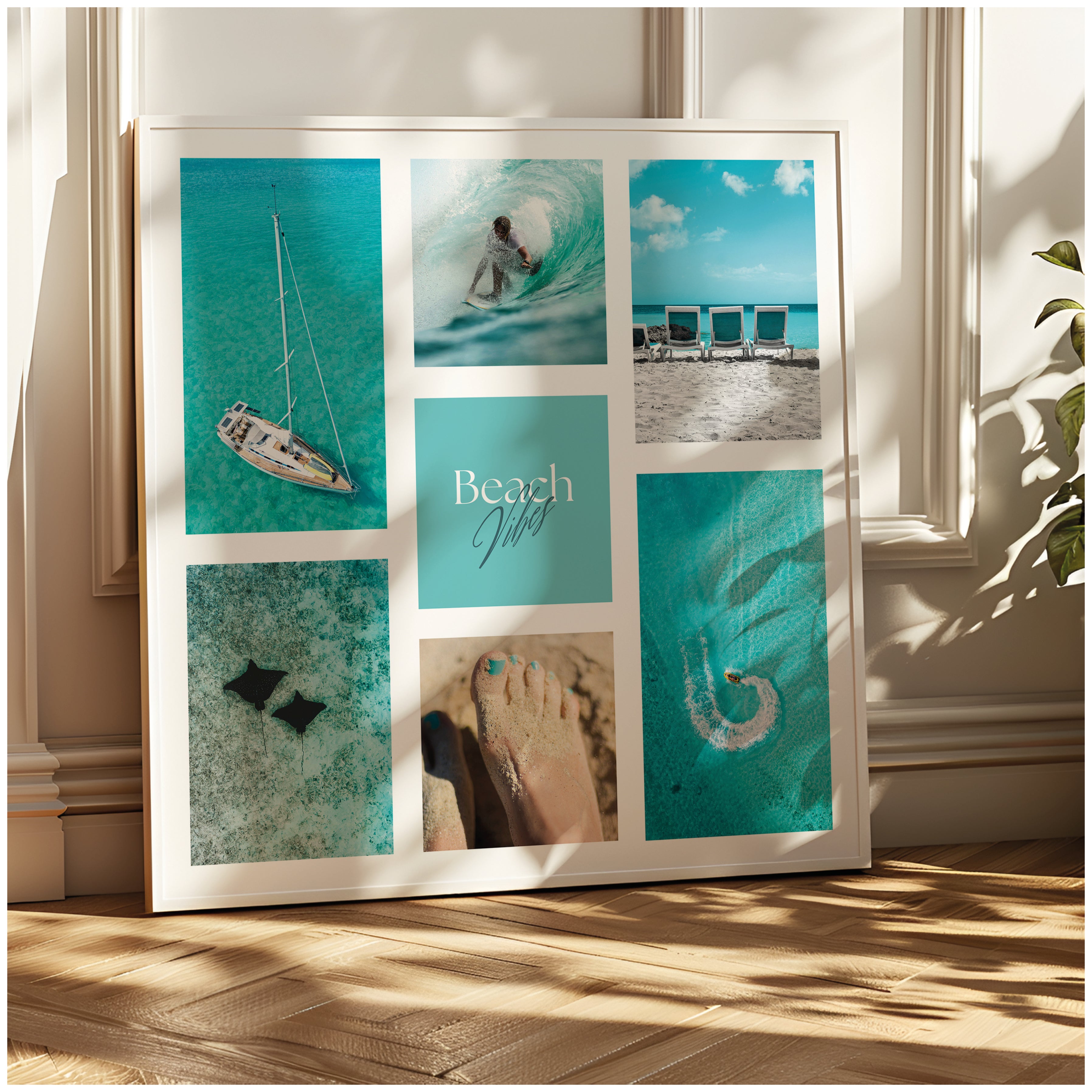 Digital Poster Sea & Beach - Beach Vibes Collection No. 3