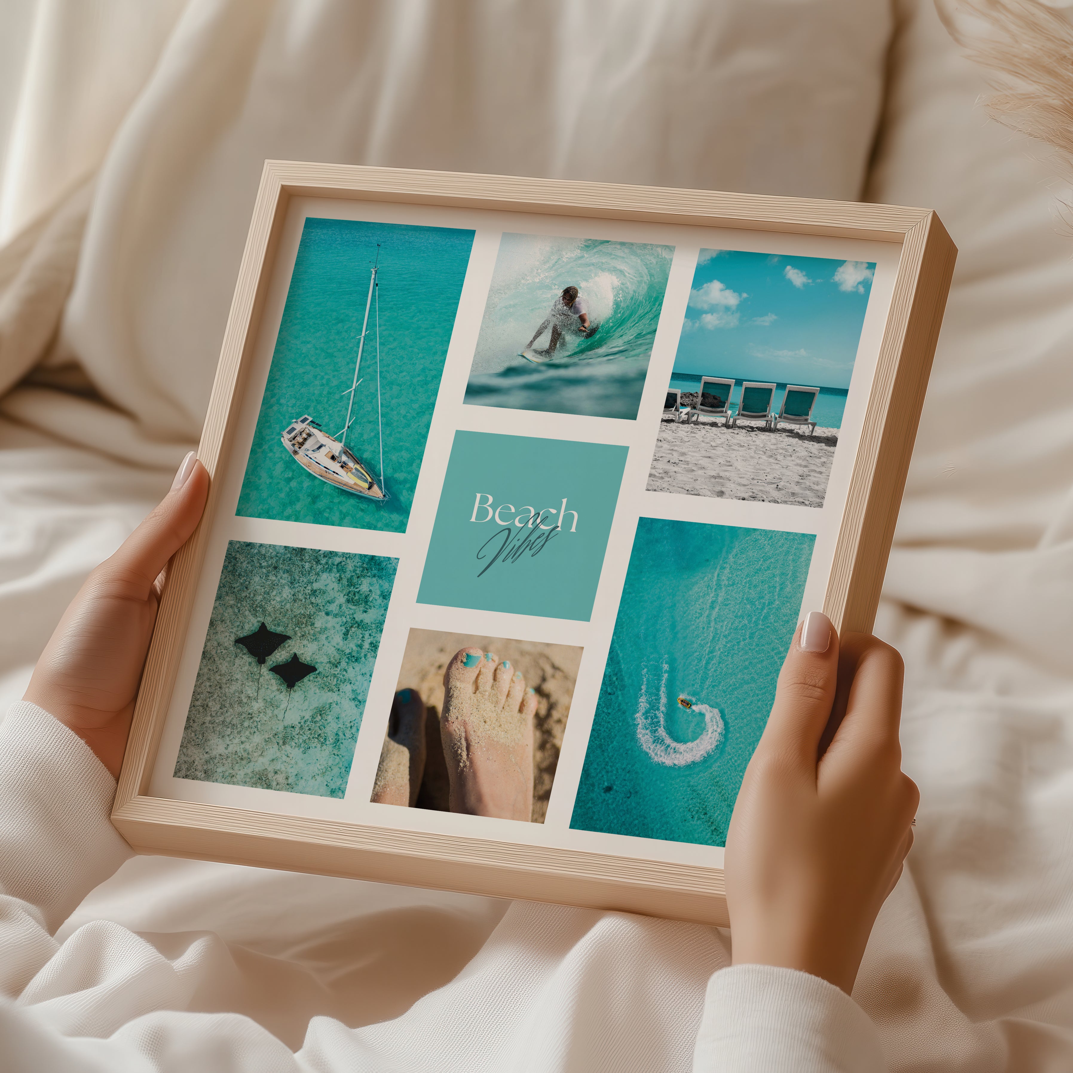 Digital Poster Sea & Beach - Beach Vibes Collection No. 3