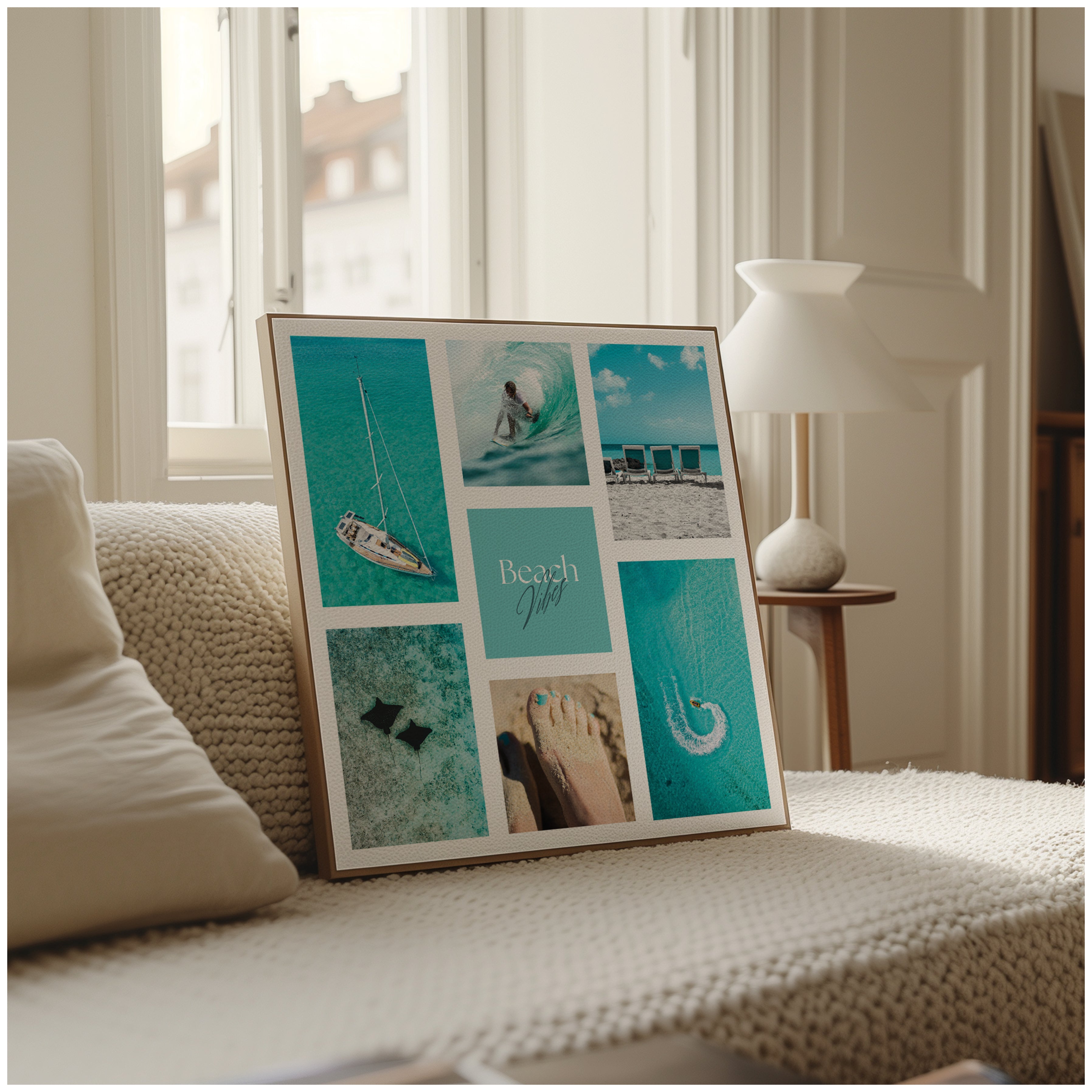 Digital Poster Sea & Beach - Beach Vibes Collection No. 3