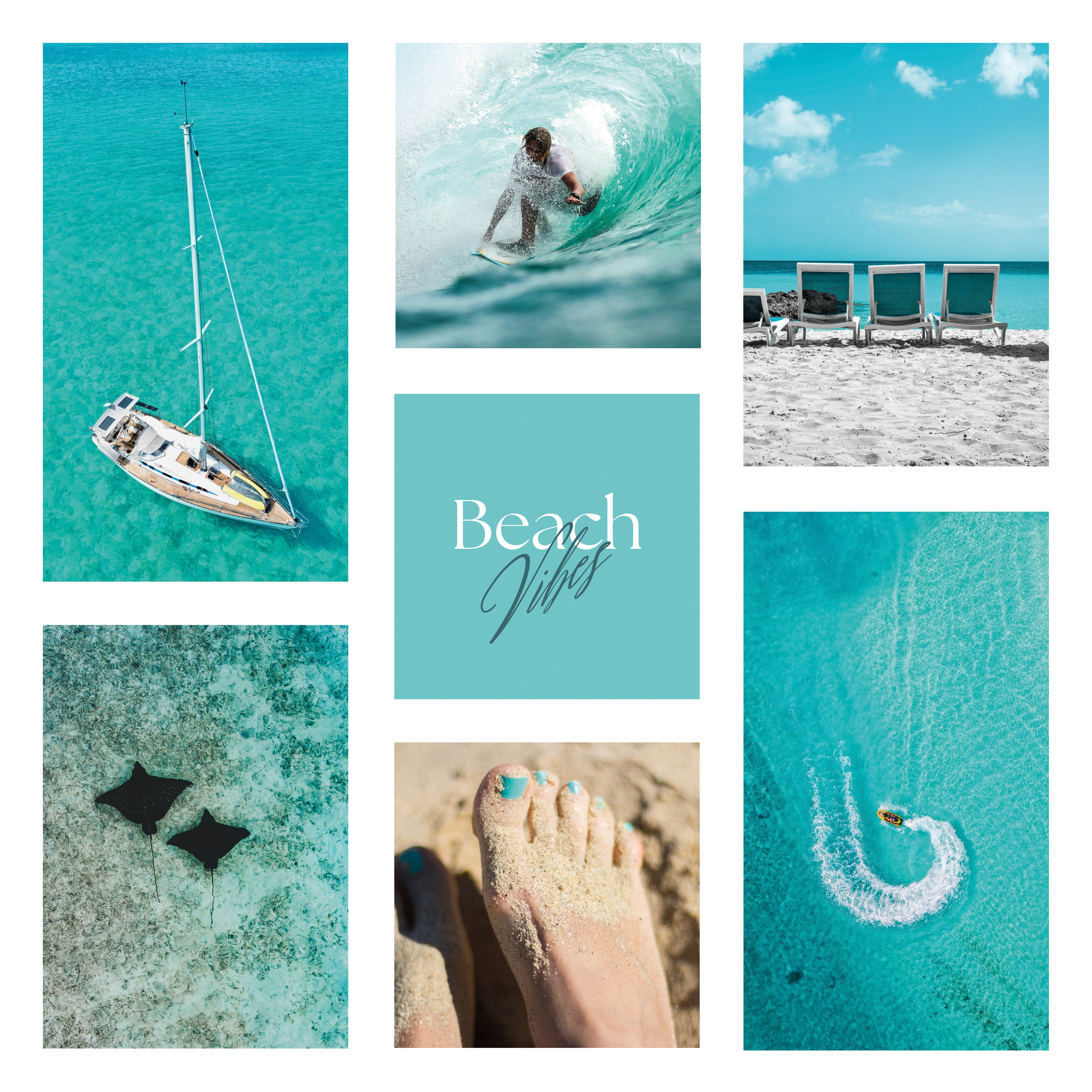 Digital Poster Sea & Beach - Beach Vibes Collection No. 3