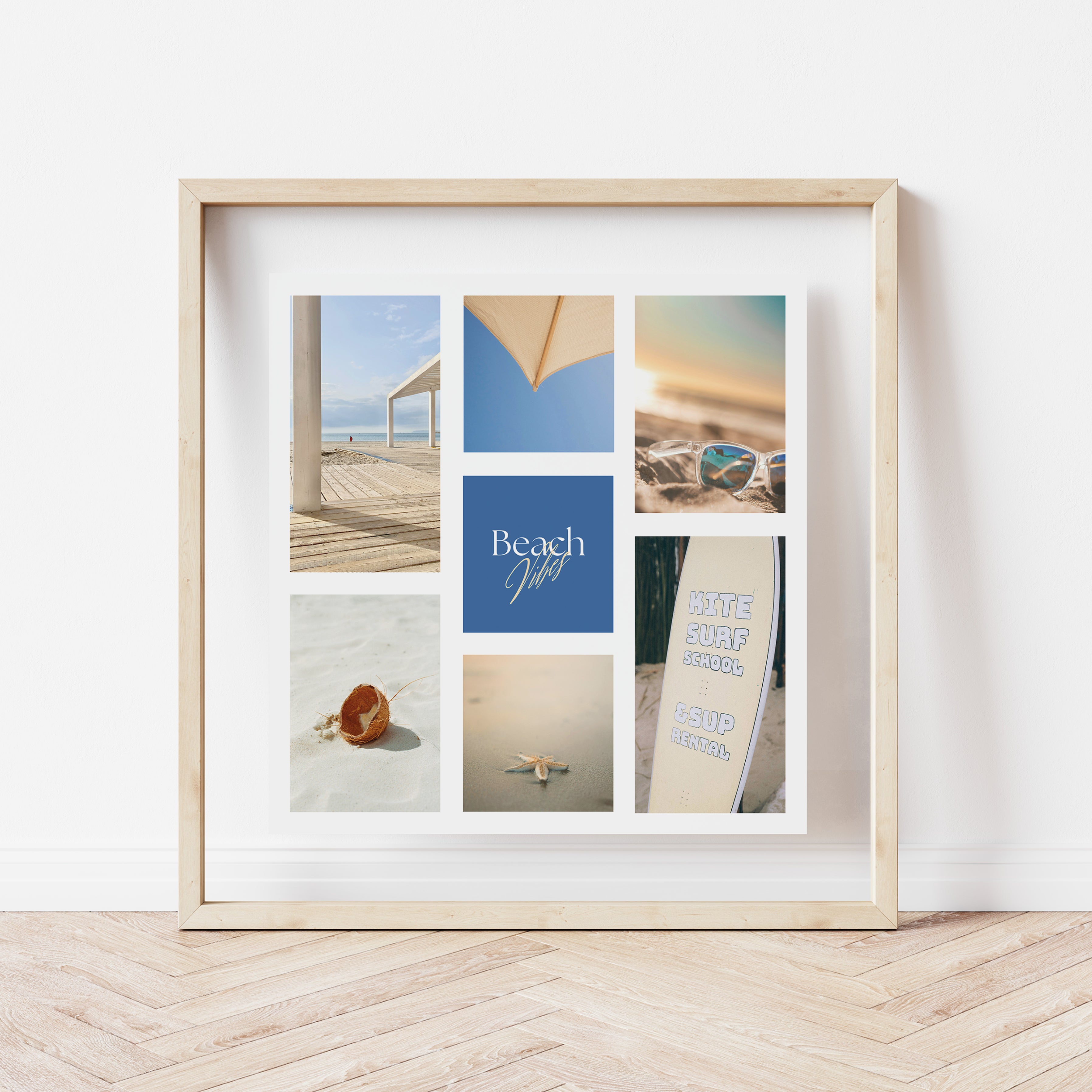 Digital Poster Sea & Beach - Beach Vibes Collection No. 3