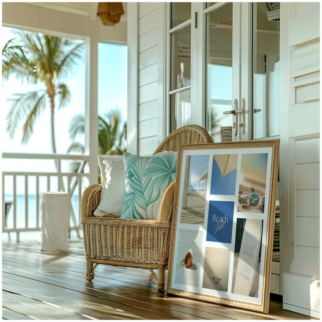 Digital Poster Sea & Beach - Beach Vibes Collection No. 3