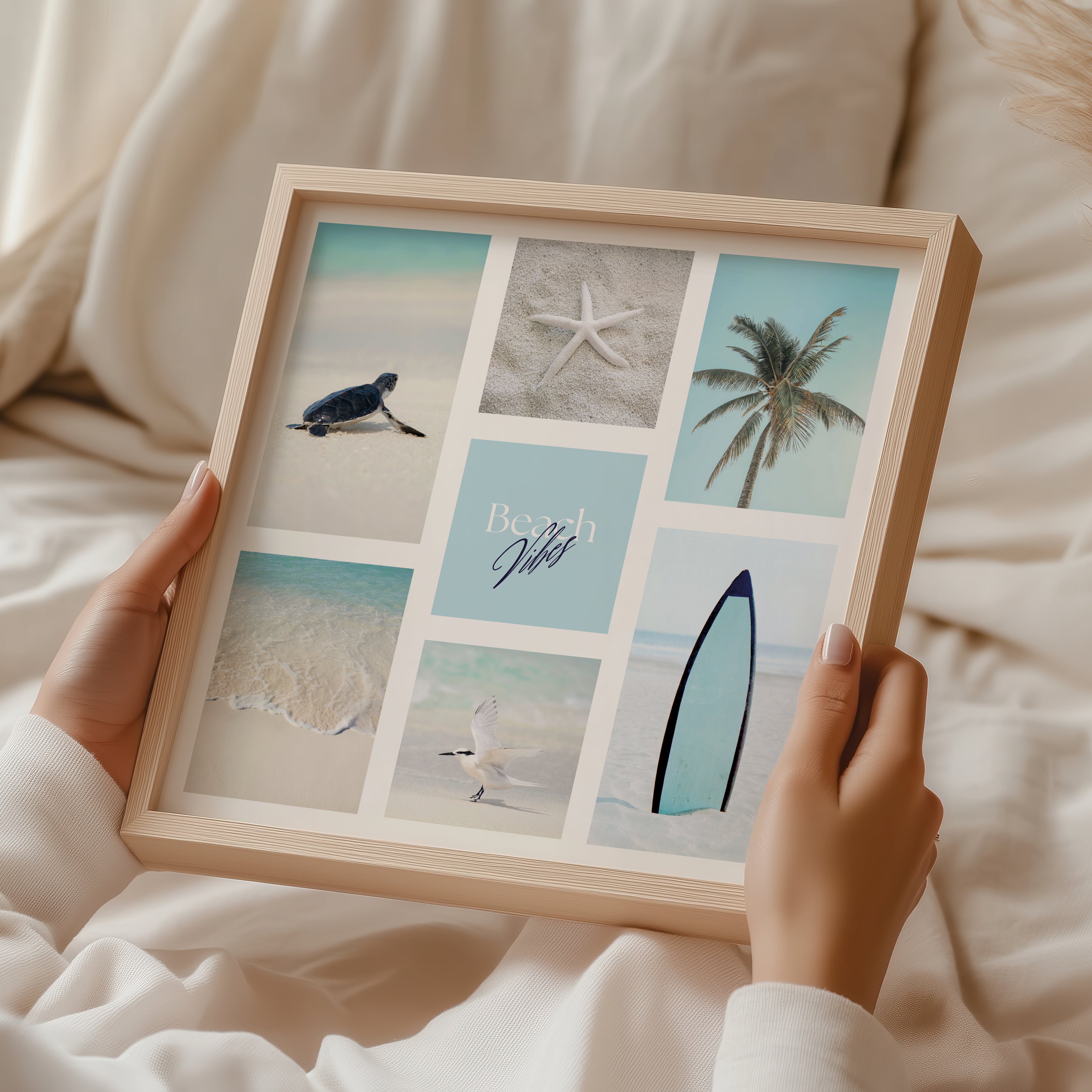 Póster digital Mar & Playa - Colección Beach Vibes N° 1
