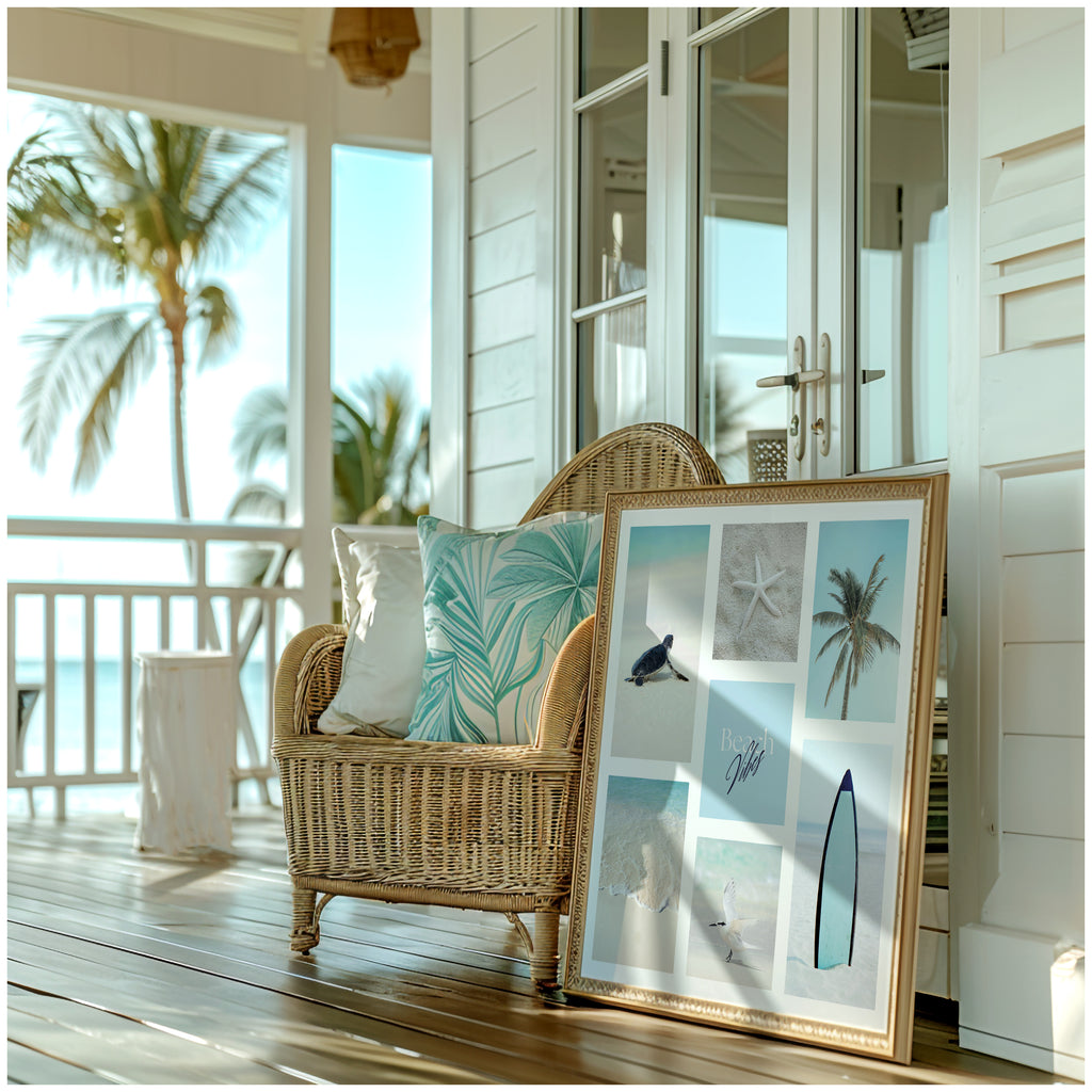 Póster digital Mar & Playa - Colección Beach Vibes N° 1