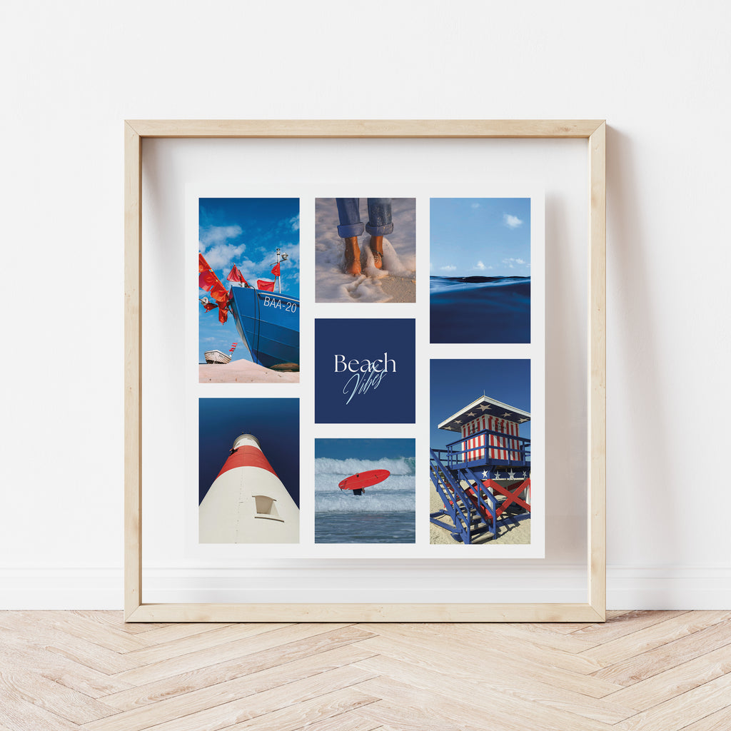Digital poster Sea & Beach - Beach Vibes Collection No. 1
