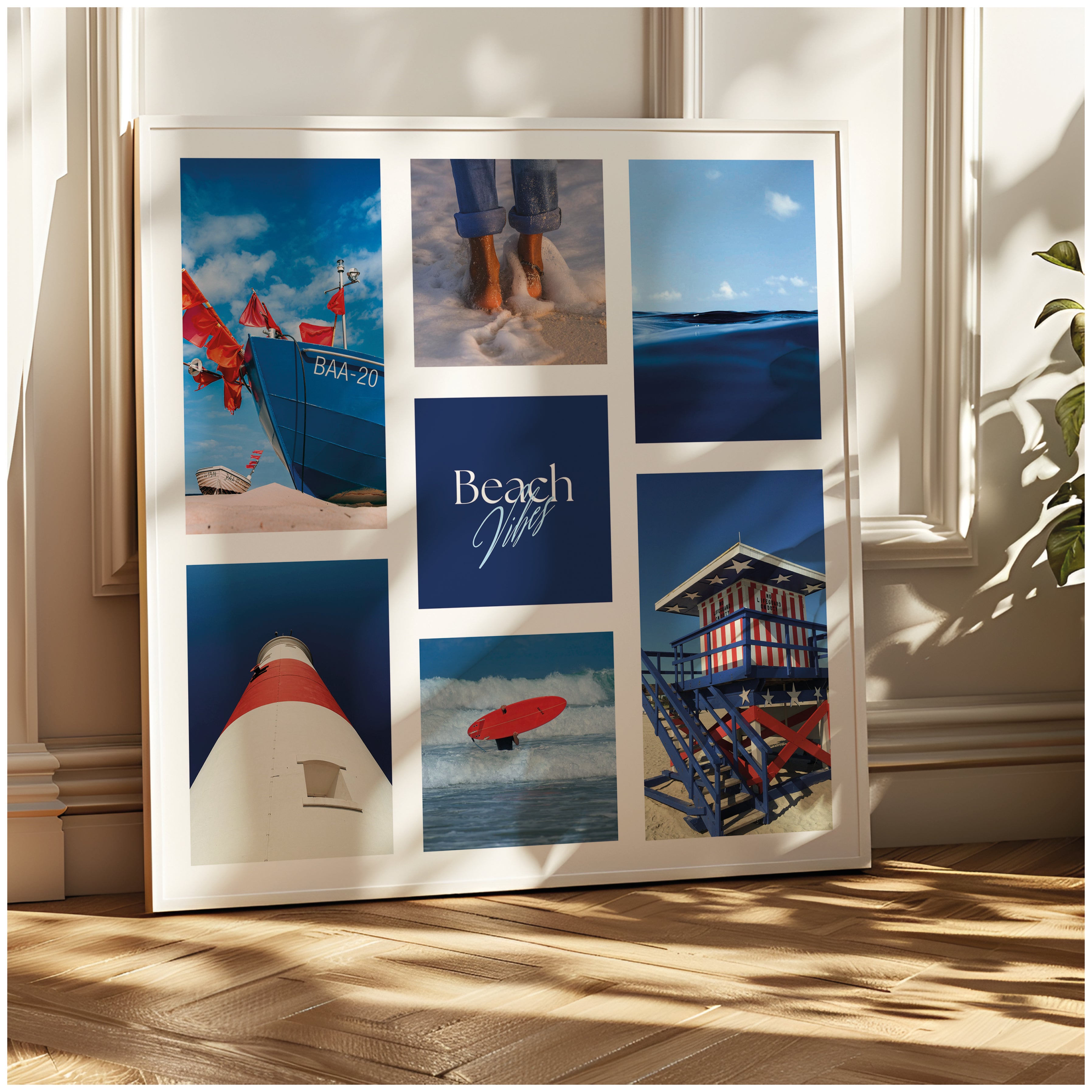 Digital poster Sea & Beach - Beach Vibes Collection No. 1