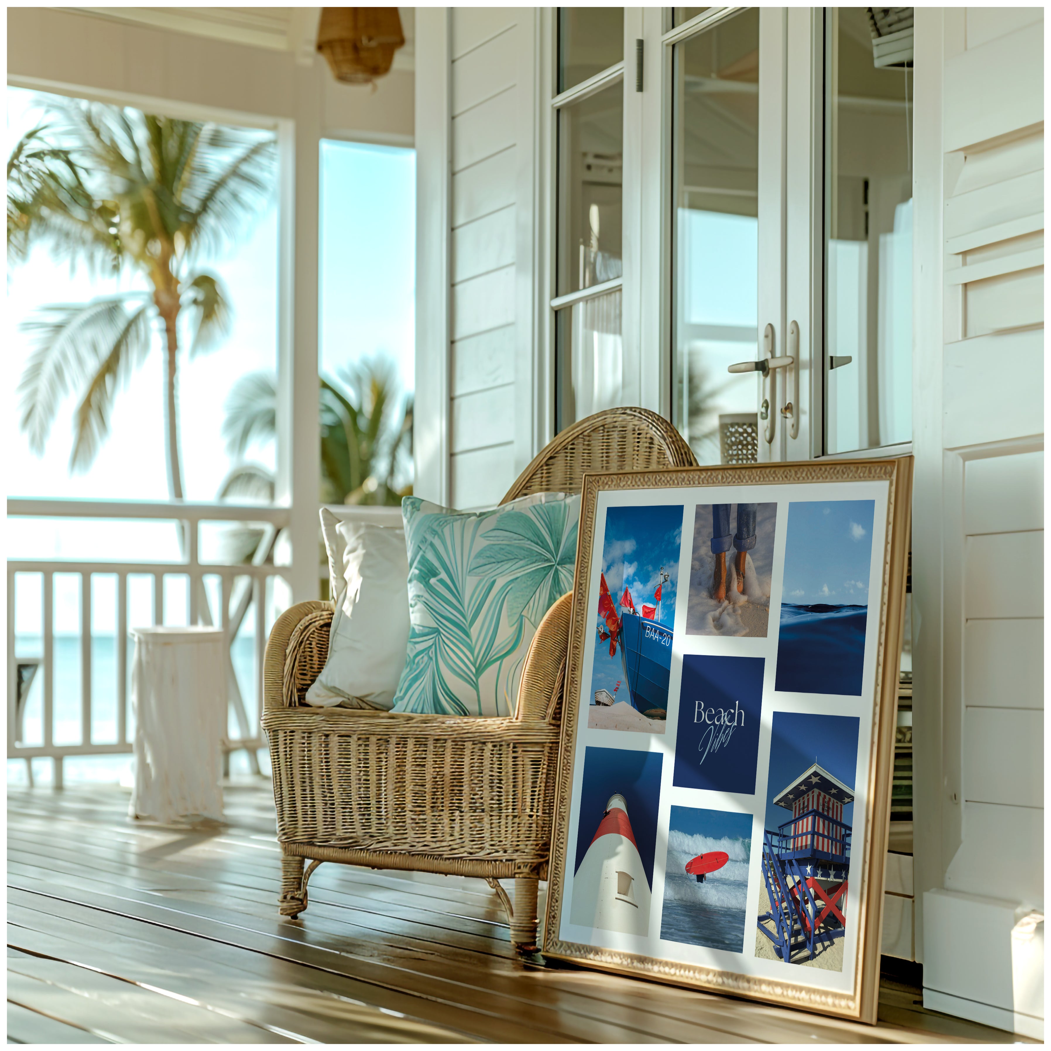 Digital poster Sea & Beach - Beach Vibes Collection No. 1