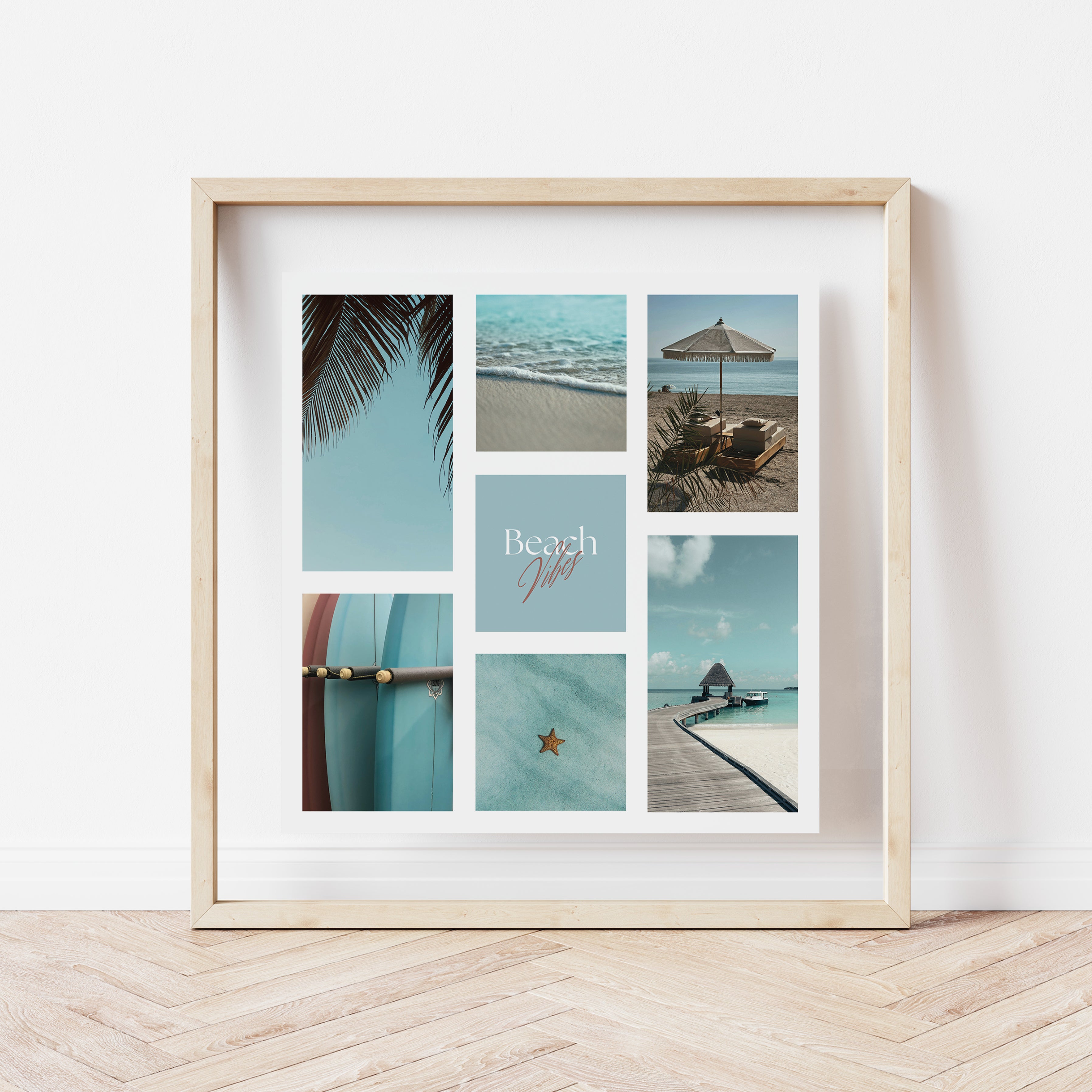 Digital poster Sea & Beach - Beach Vibes Collection No. 1