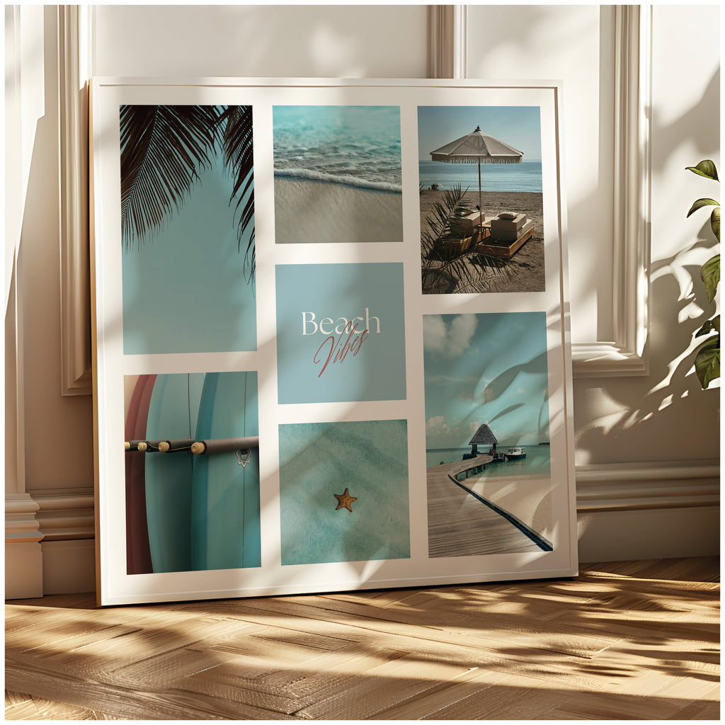 Digital poster Sea & Beach - Beach Vibes Collection No. 1