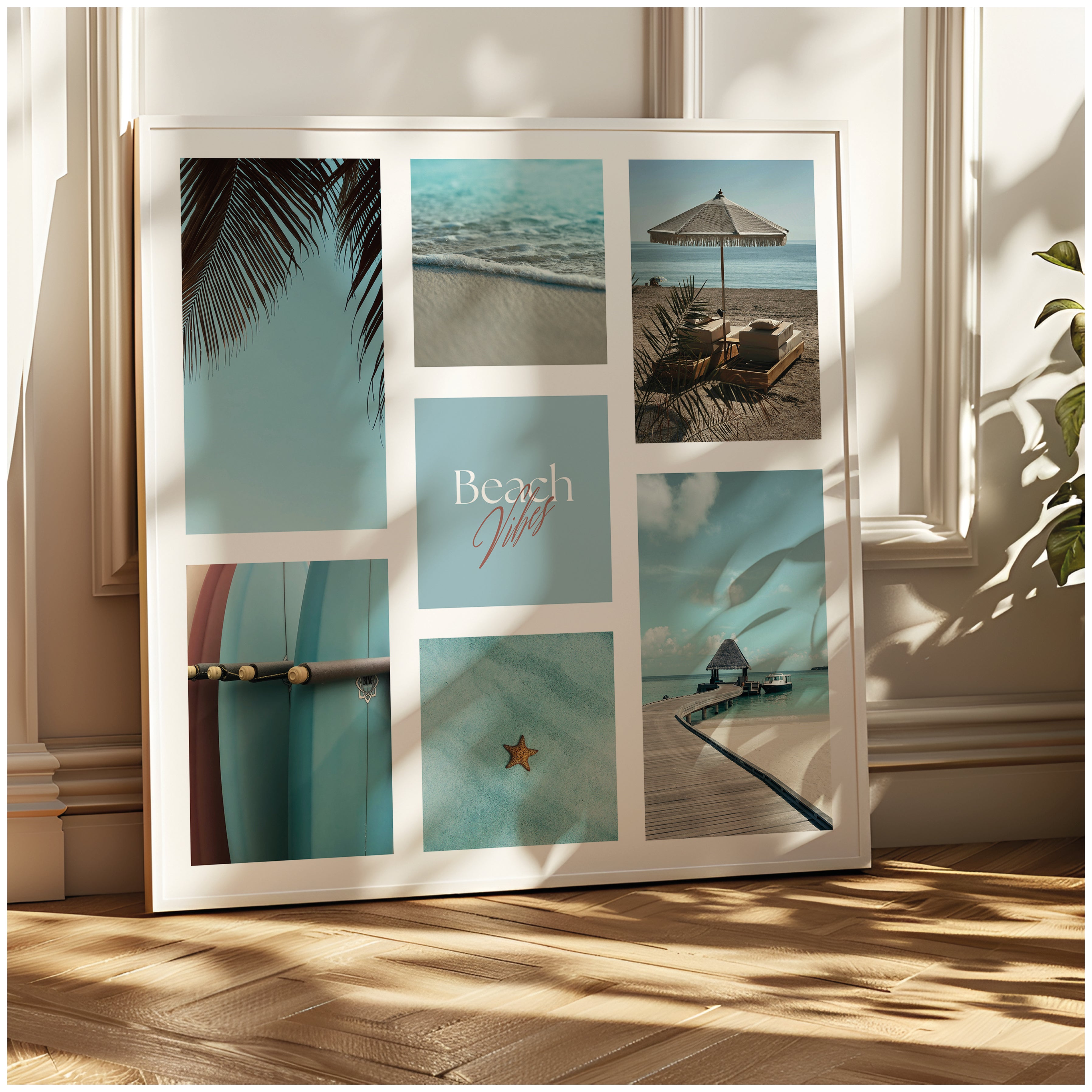 Digital poster Sea & Beach - Beach Vibes Collection No. 1