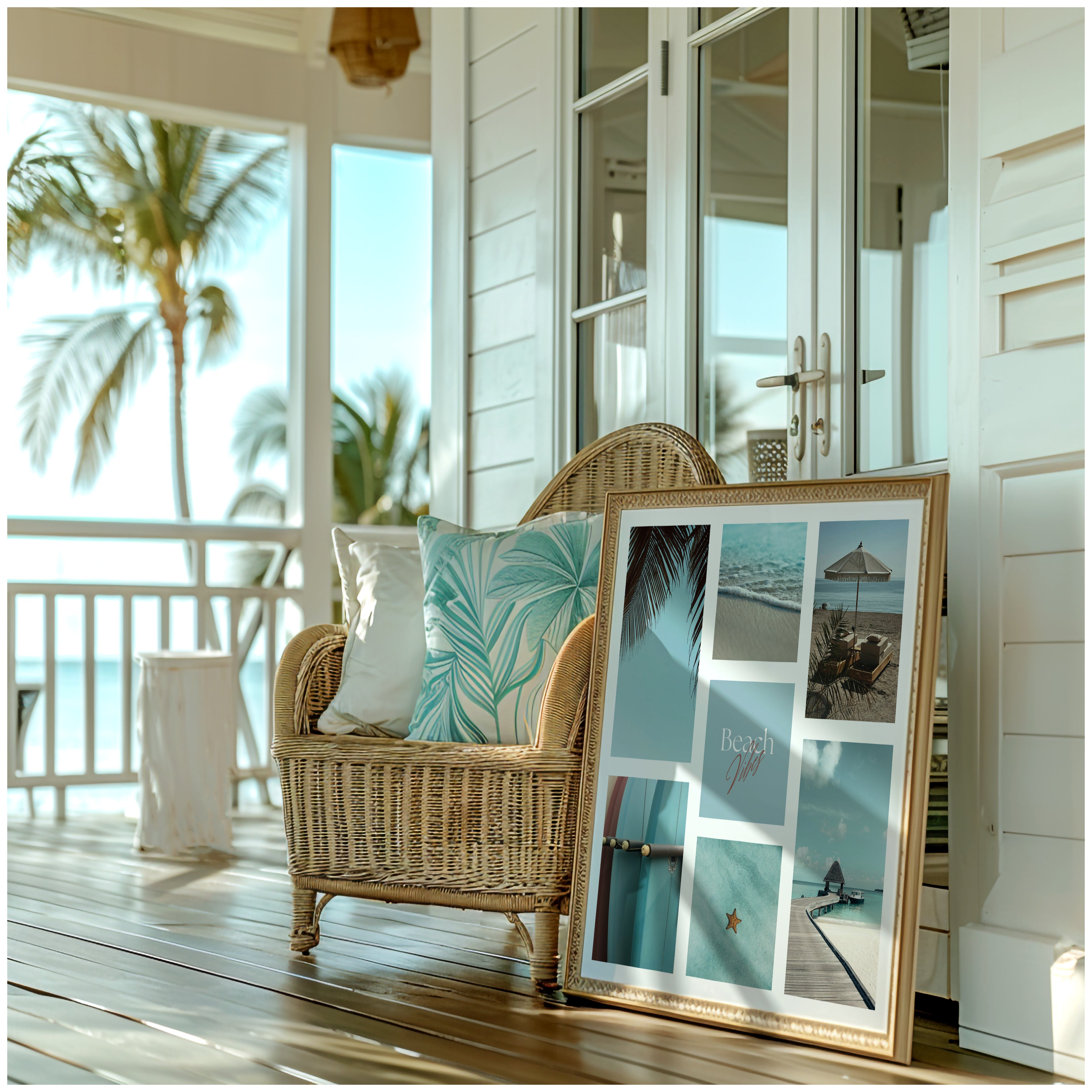 Digital poster Sea & Beach - Beach Vibes Collection No. 1
