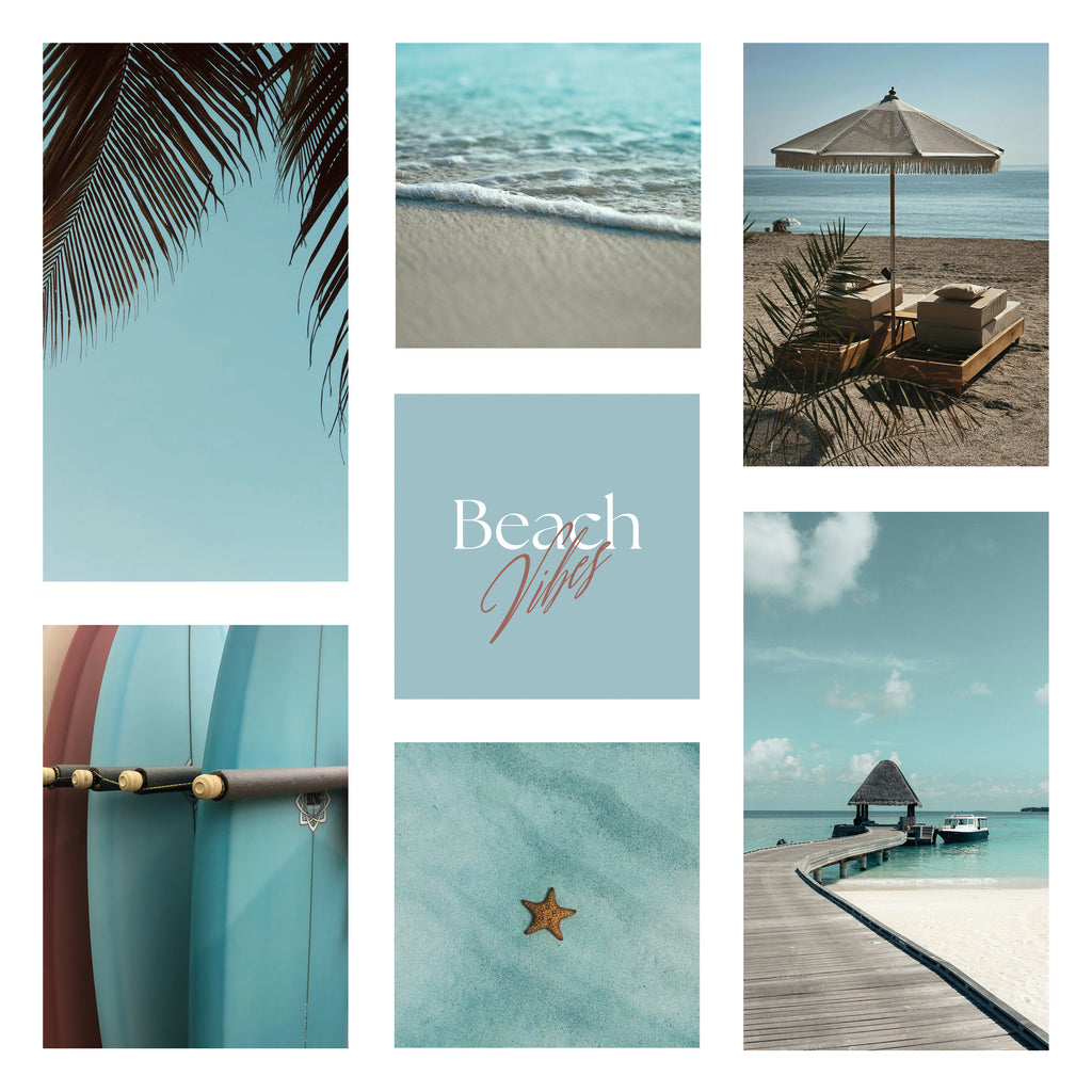 Digital poster Sea & Beach - Beach Vibes Collection No. 1