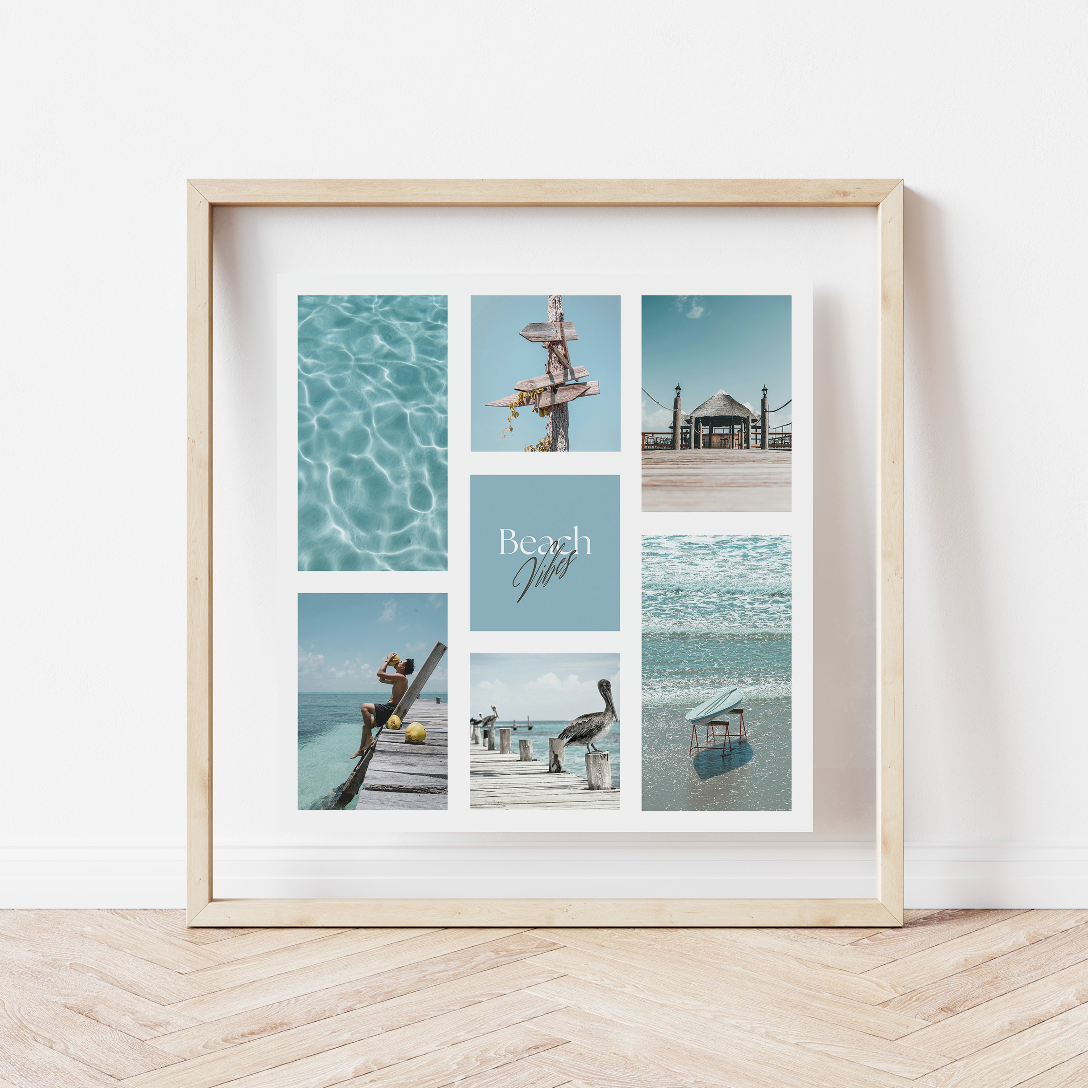 Digital poster Sea & Beach - Beach Vibes Collection No. 1
