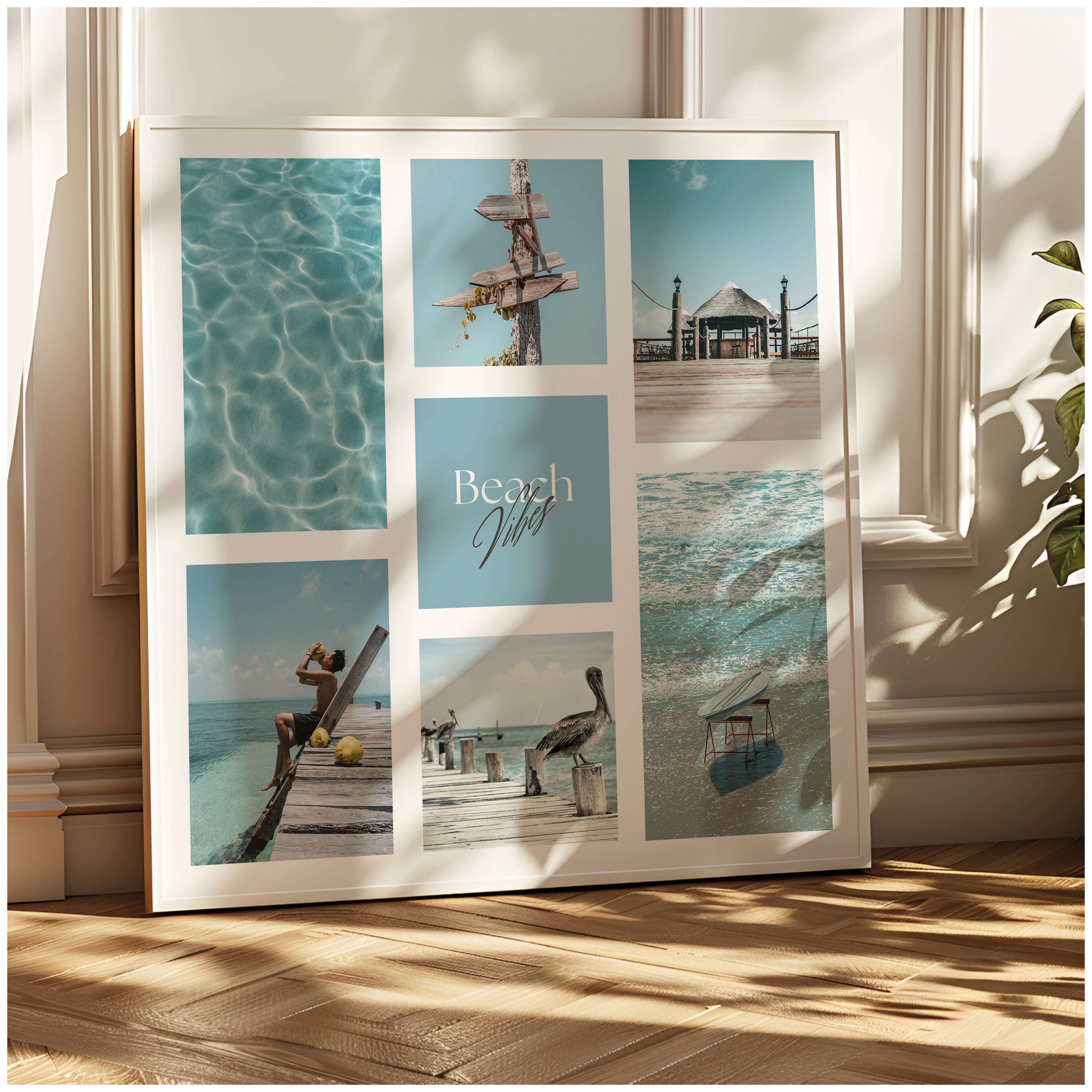 Digital poster Sea & Beach - Beach Vibes Collection No. 1