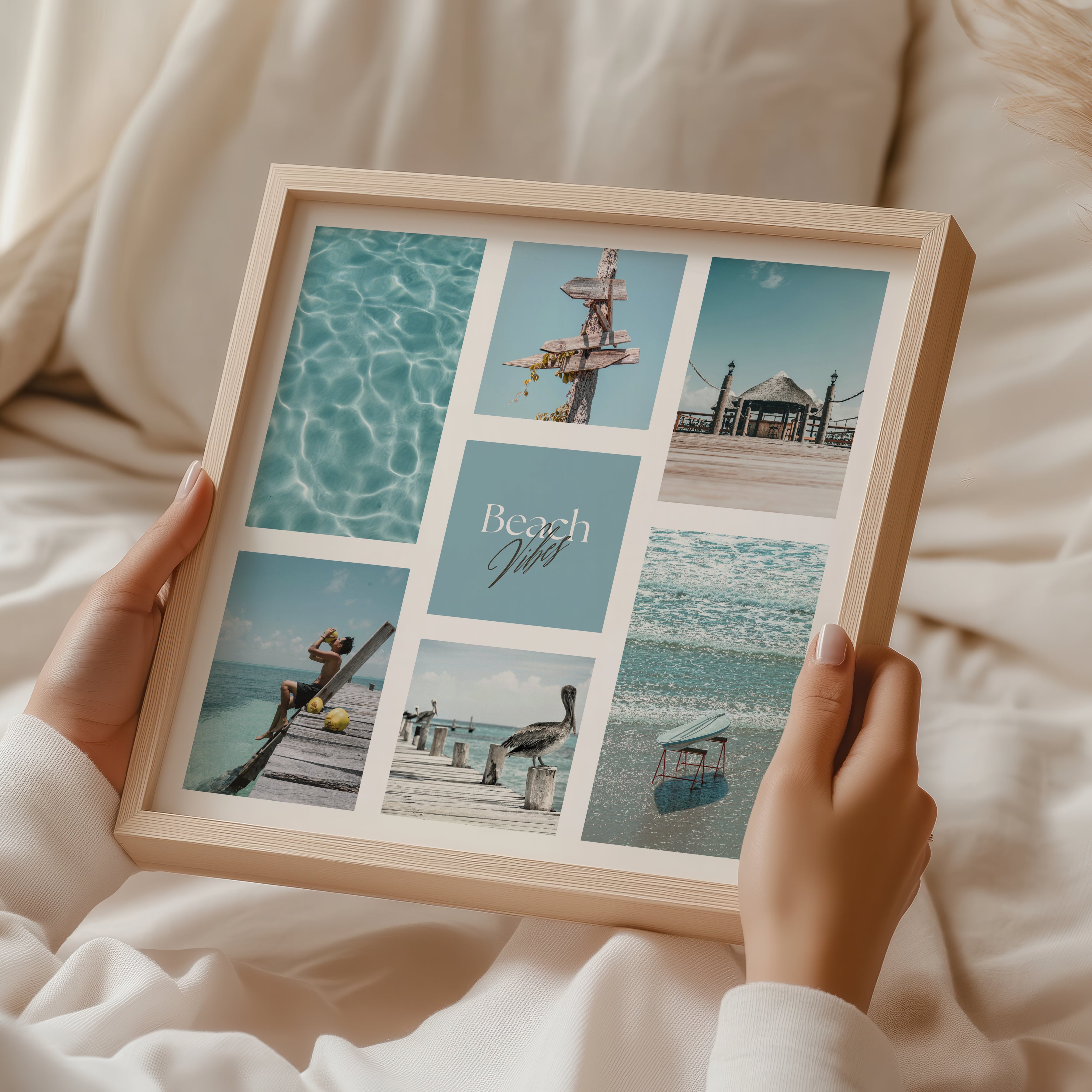 Póster digital Mar & Playa - Colección Beach Vibes N° 1