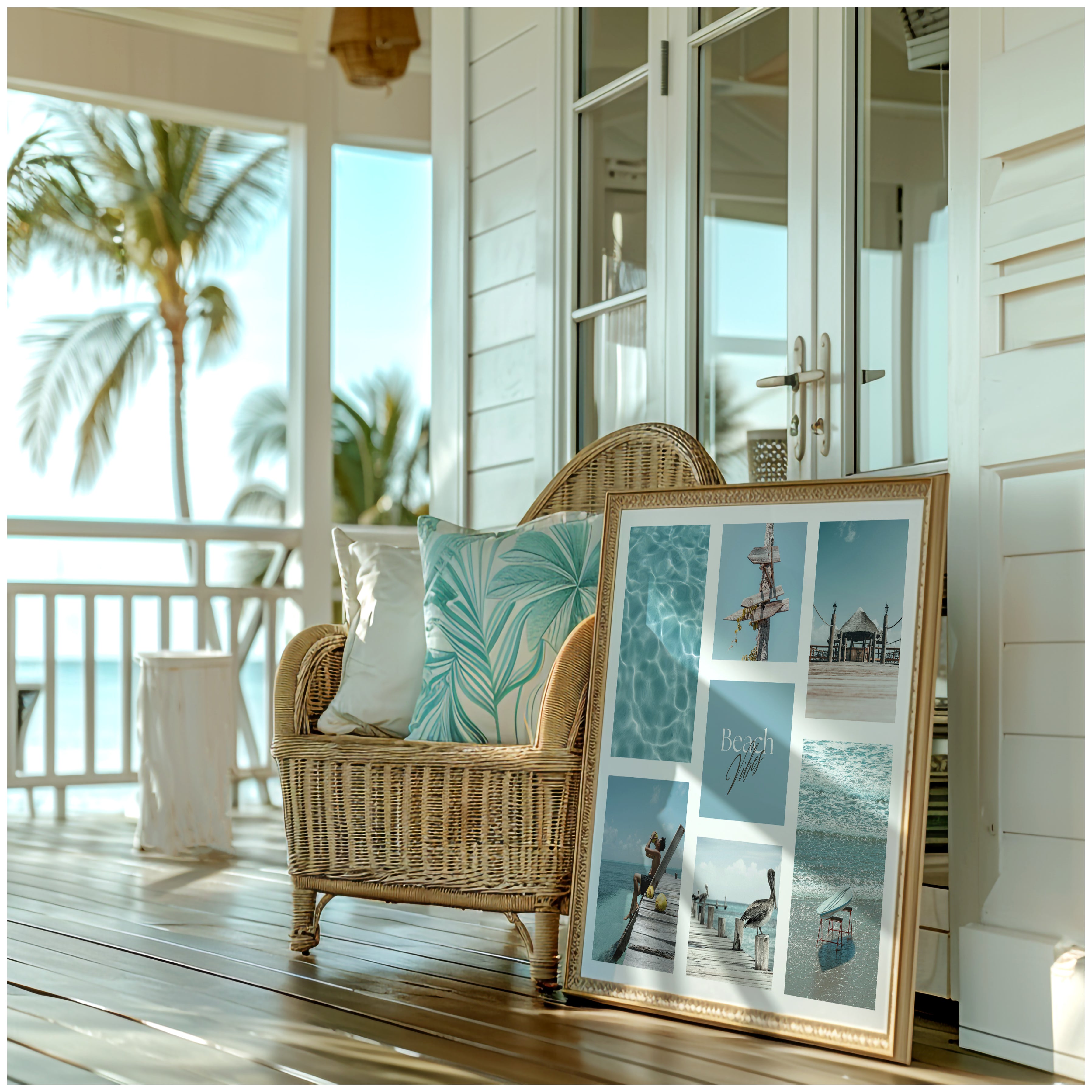 Digital poster Sea & Beach - Beach Vibes Collection No. 1