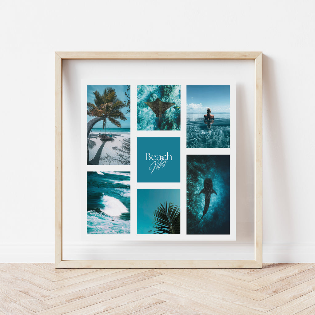 Digital poster Sea & Beach - Beach Vibes Collection No. 1