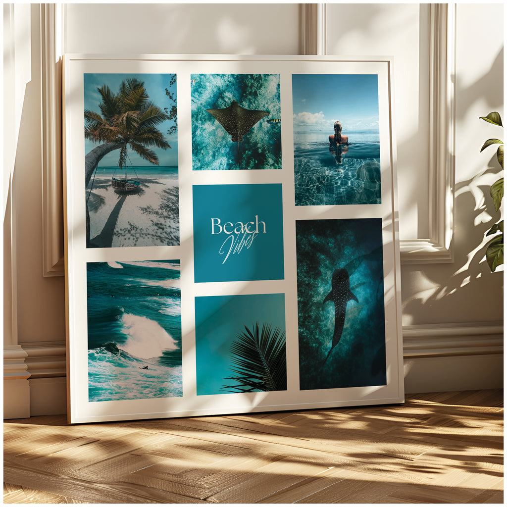 Digital poster Sea & Beach - Beach Vibes Collection No. 1