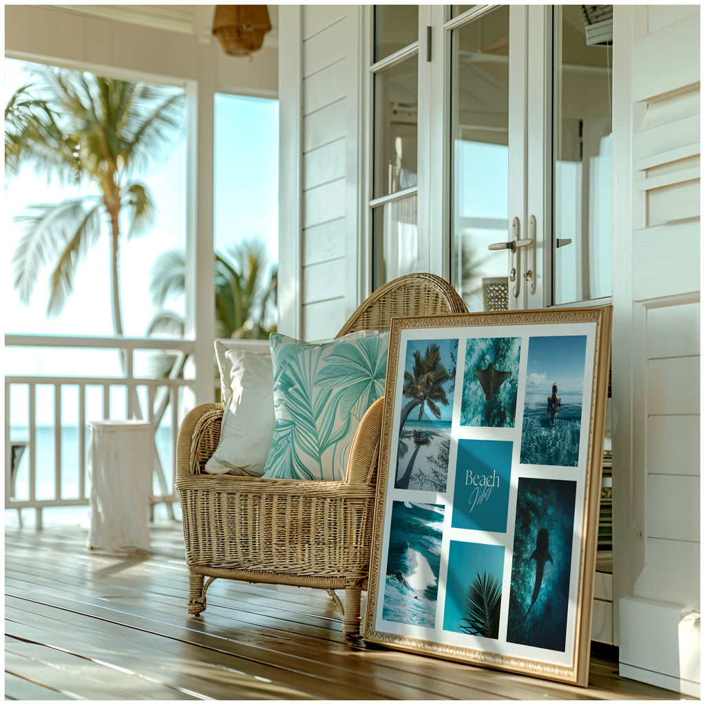 Digital poster Sea & Beach - Beach Vibes Collection No. 1