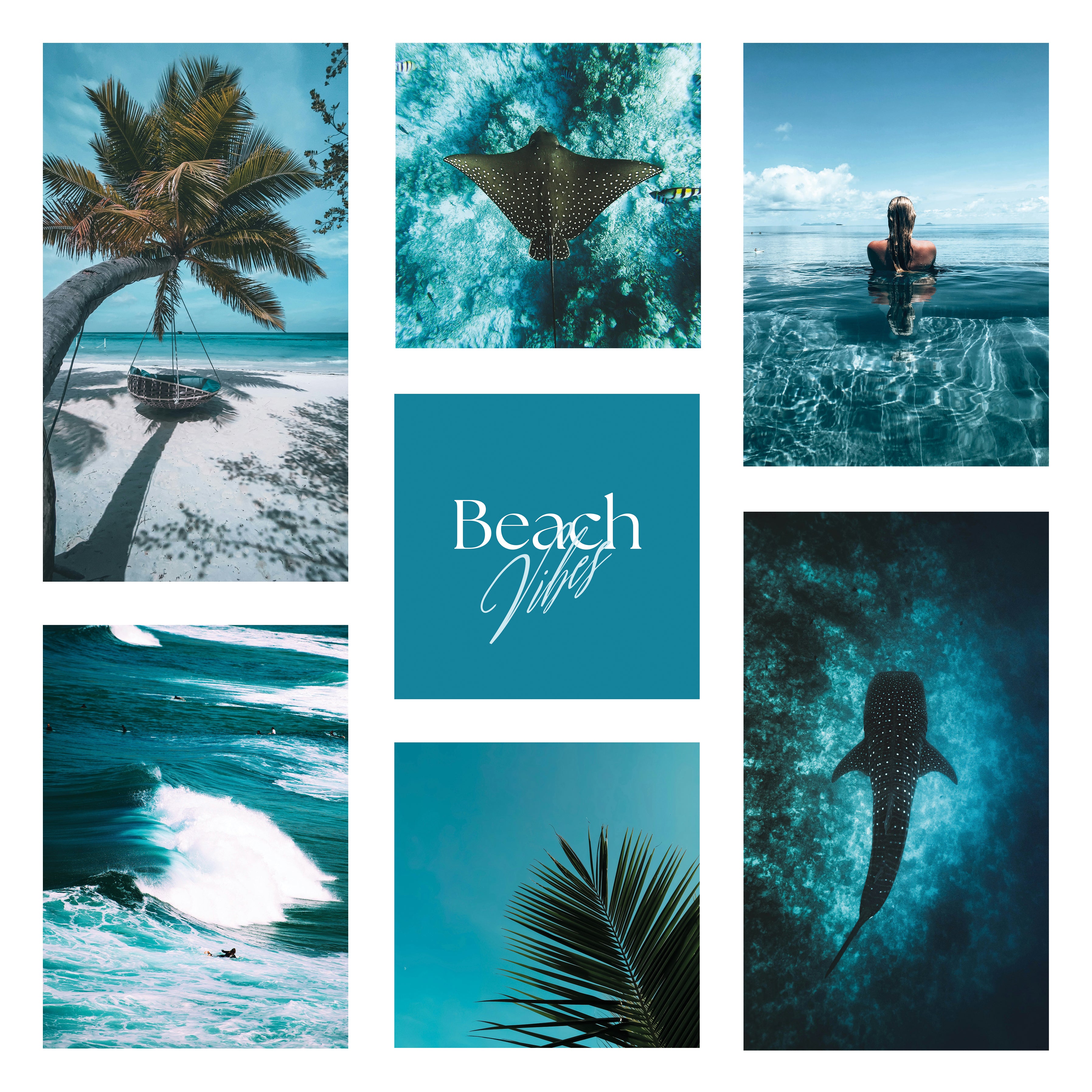 Digital poster Sea & Beach - Beach Vibes Collection No. 1