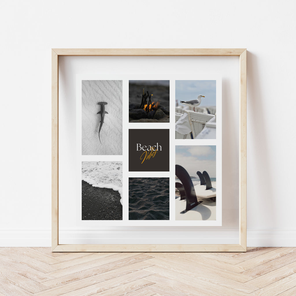 Póster digital Mar & Playa - Colección Beach Vibes N° 1