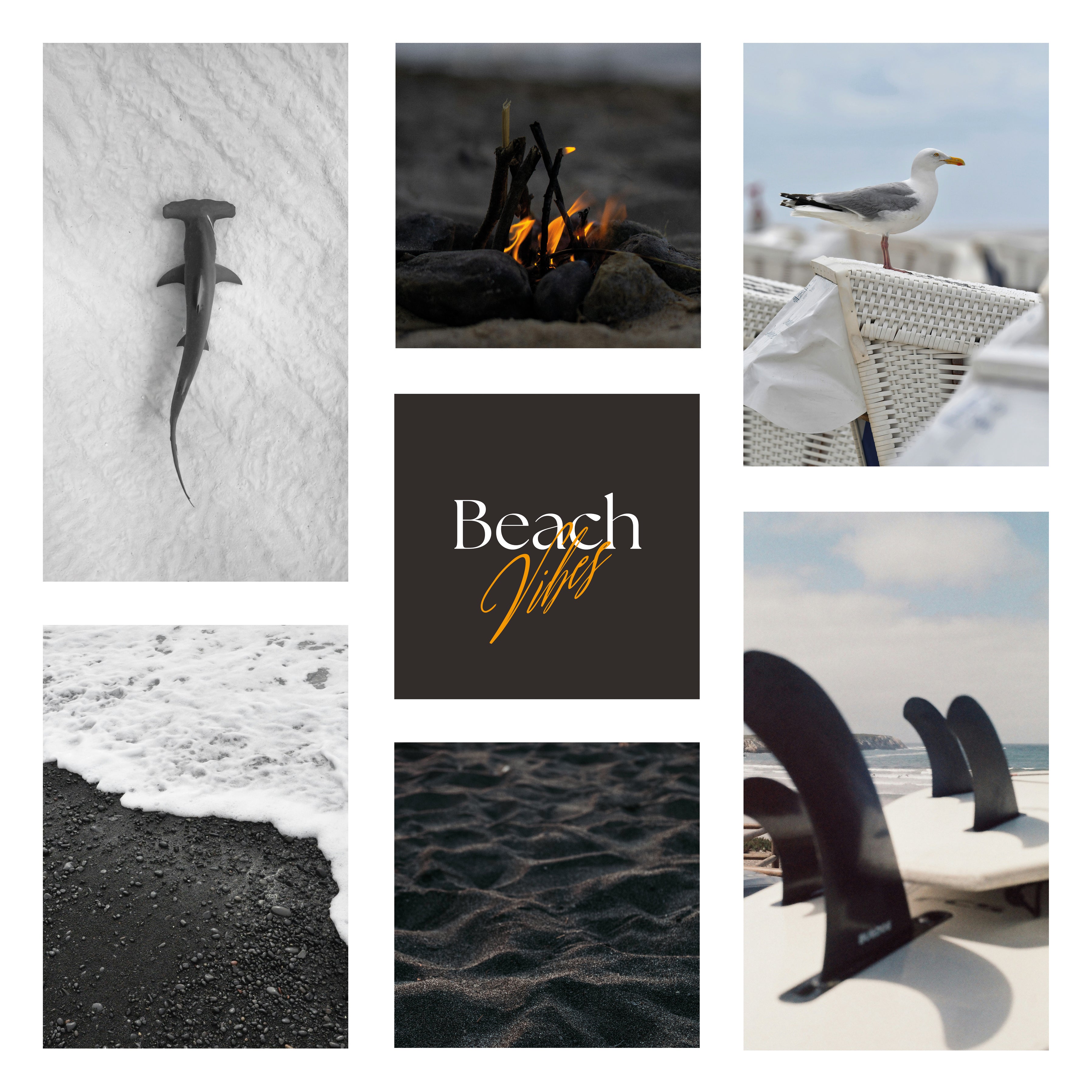 Digital poster Sea & Beach - Beach Vibes Collection No. 1