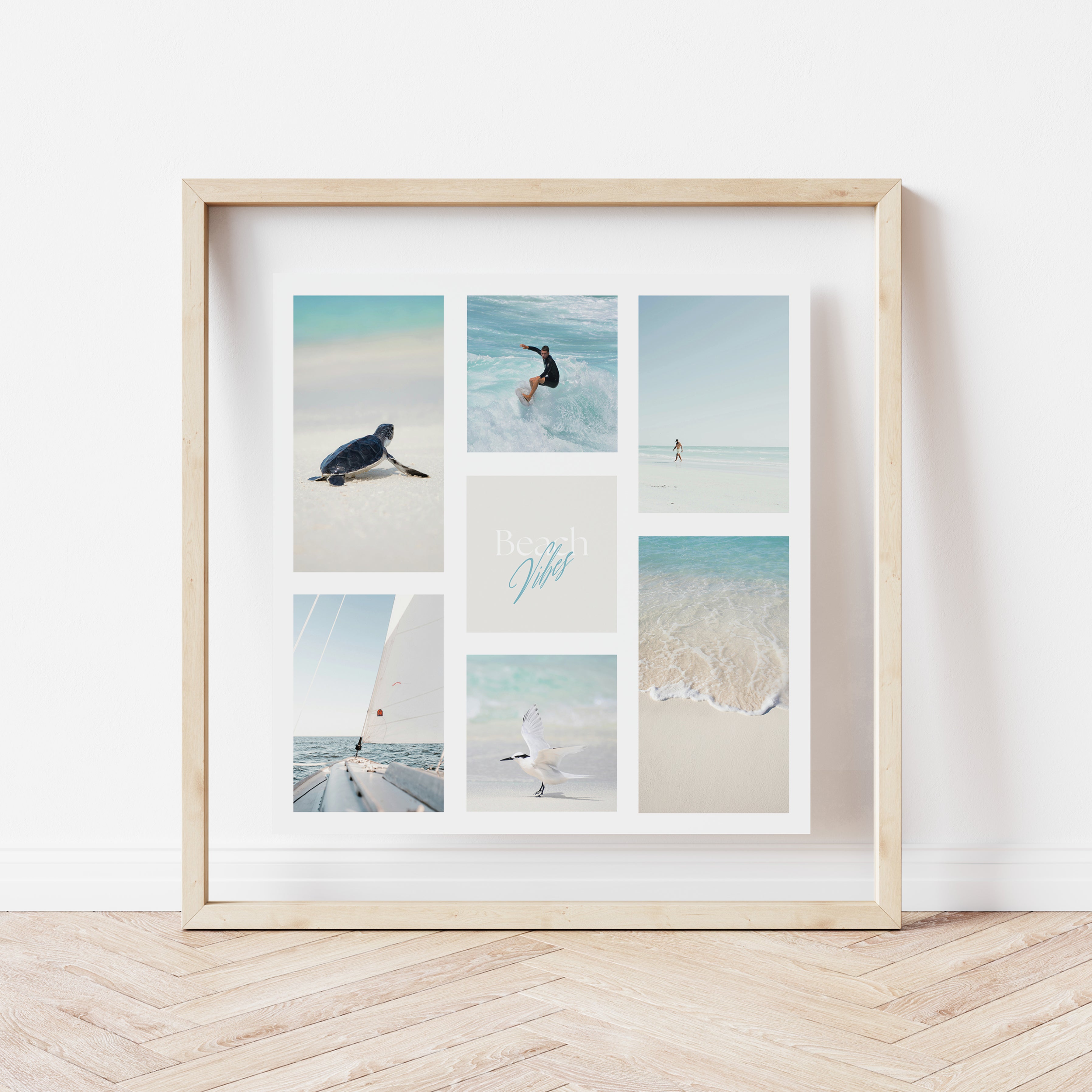 Digital poster Sea & Beach - Beach Vibes Collection No. 1