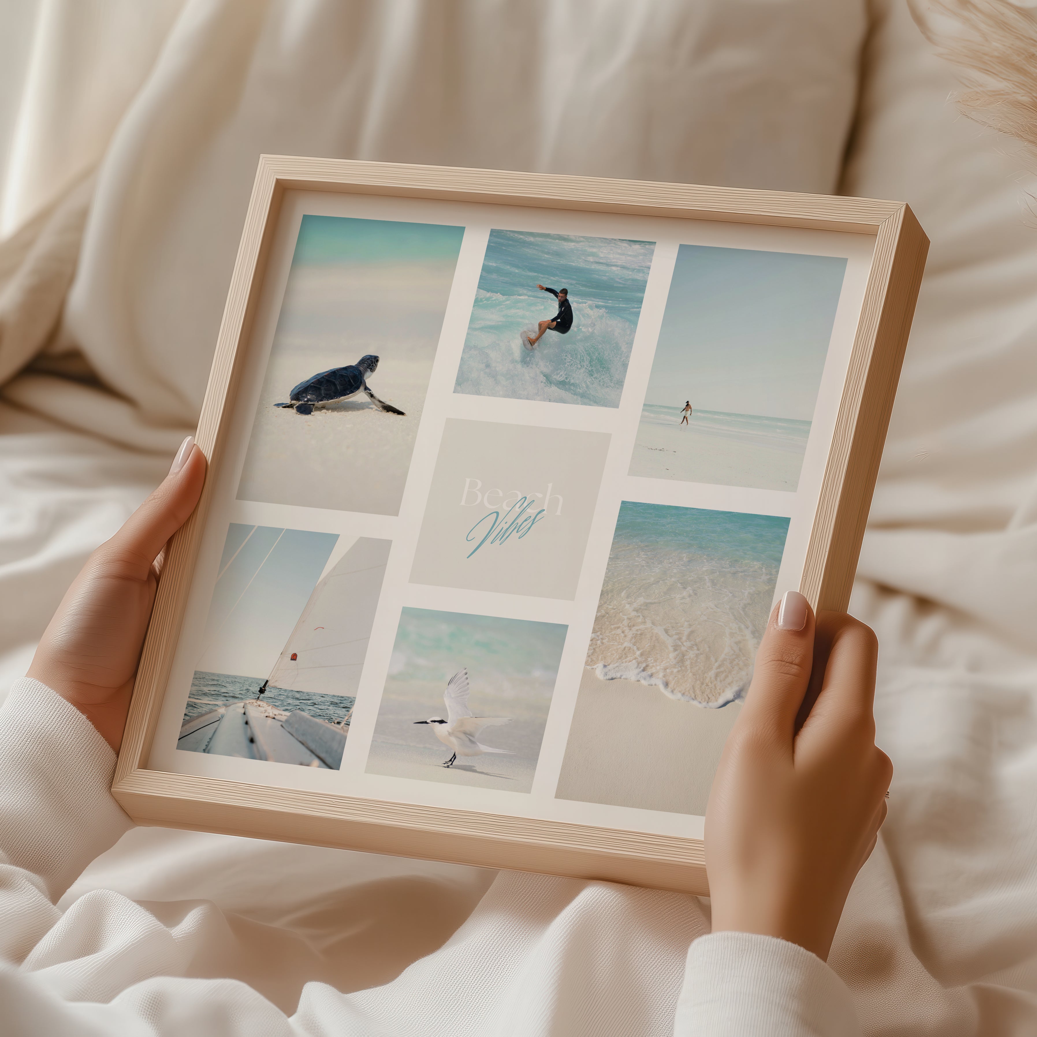 Póster digital Mar & Playa - Colección Beach Vibes N° 1