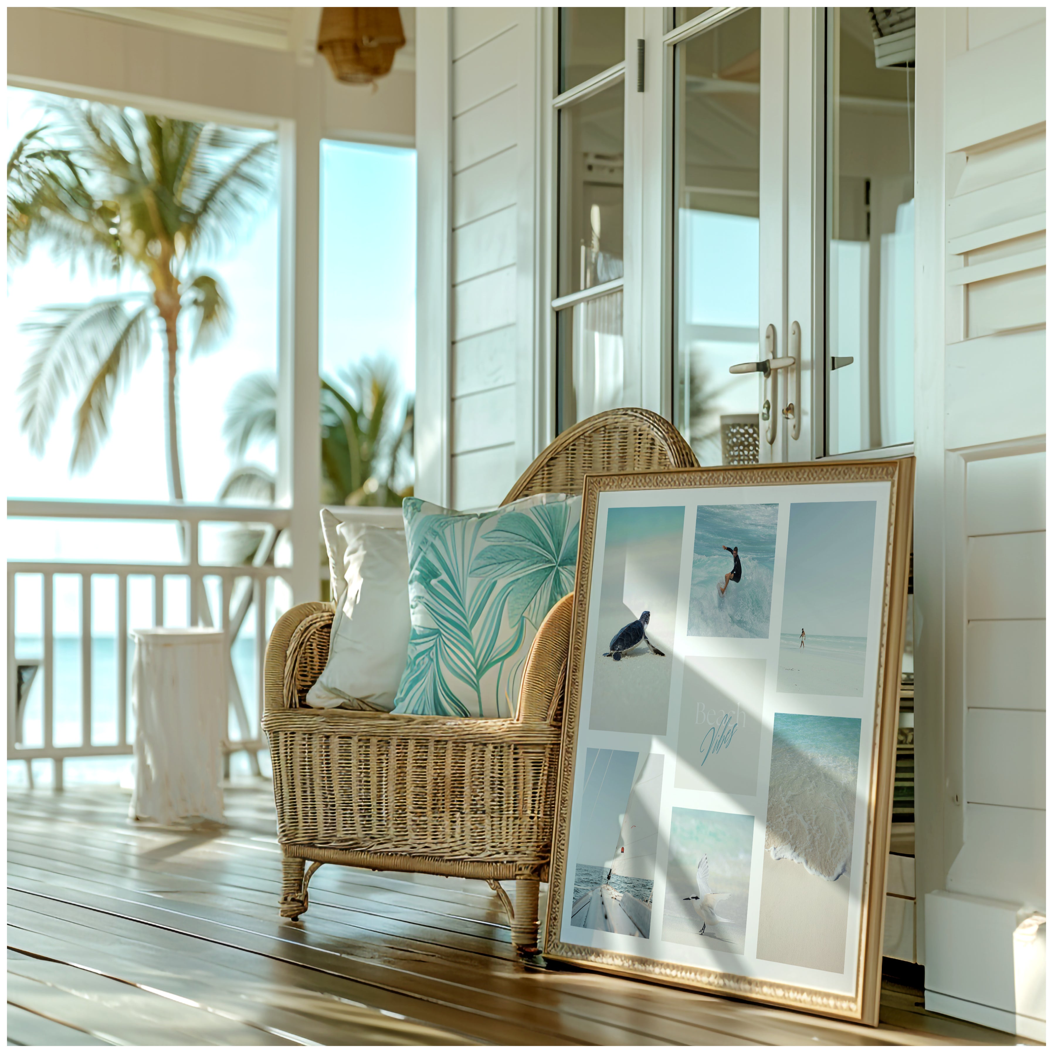 Póster digital Mar & Playa - Colección Beach Vibes N° 1