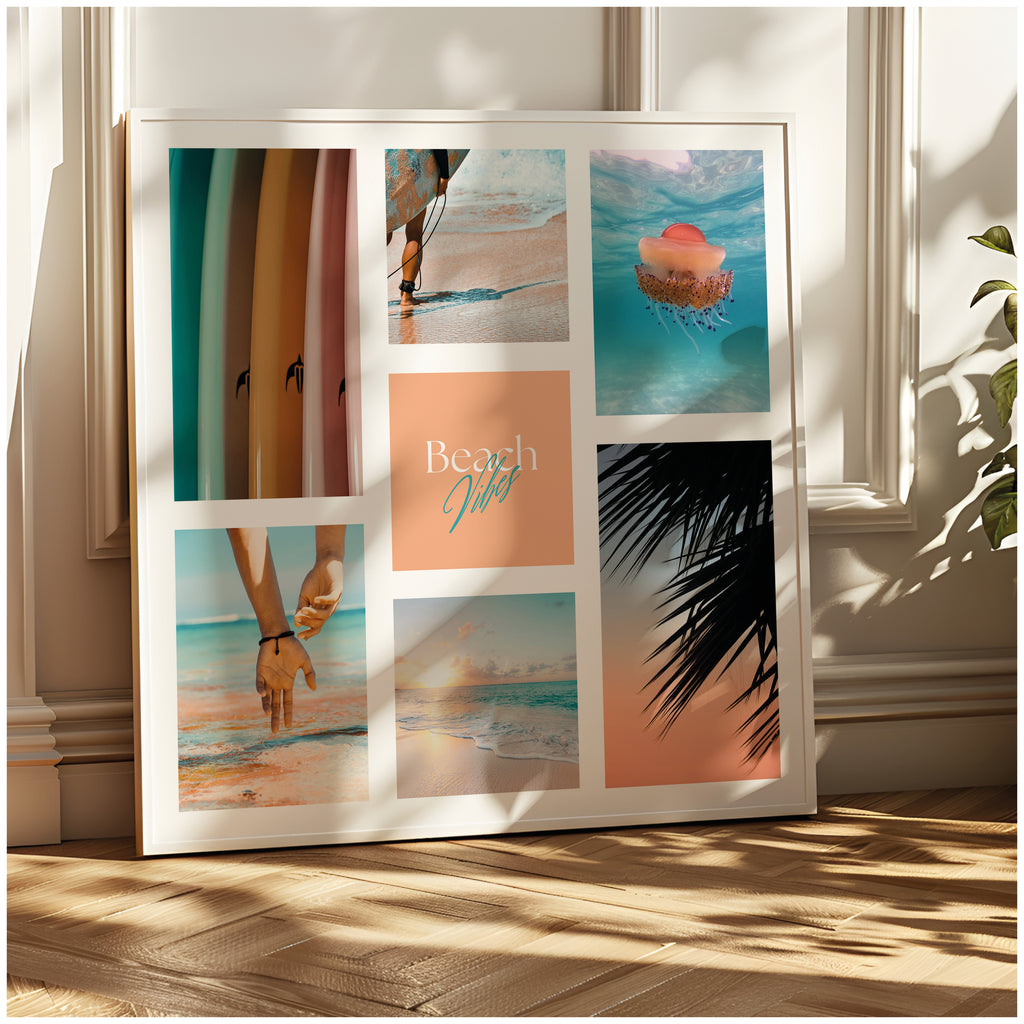 Póster digital Mar & Playa - Colección Beach Vibes N° 1