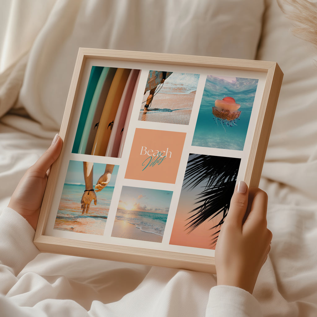 Póster digital Mar & Playa - Colección Beach Vibes N° 1