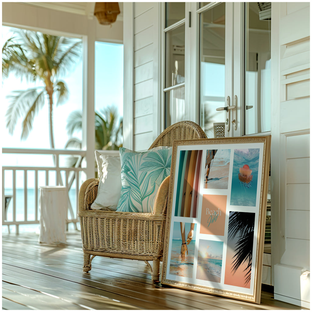 Póster digital Mar & Playa - Colección Beach Vibes N° 1