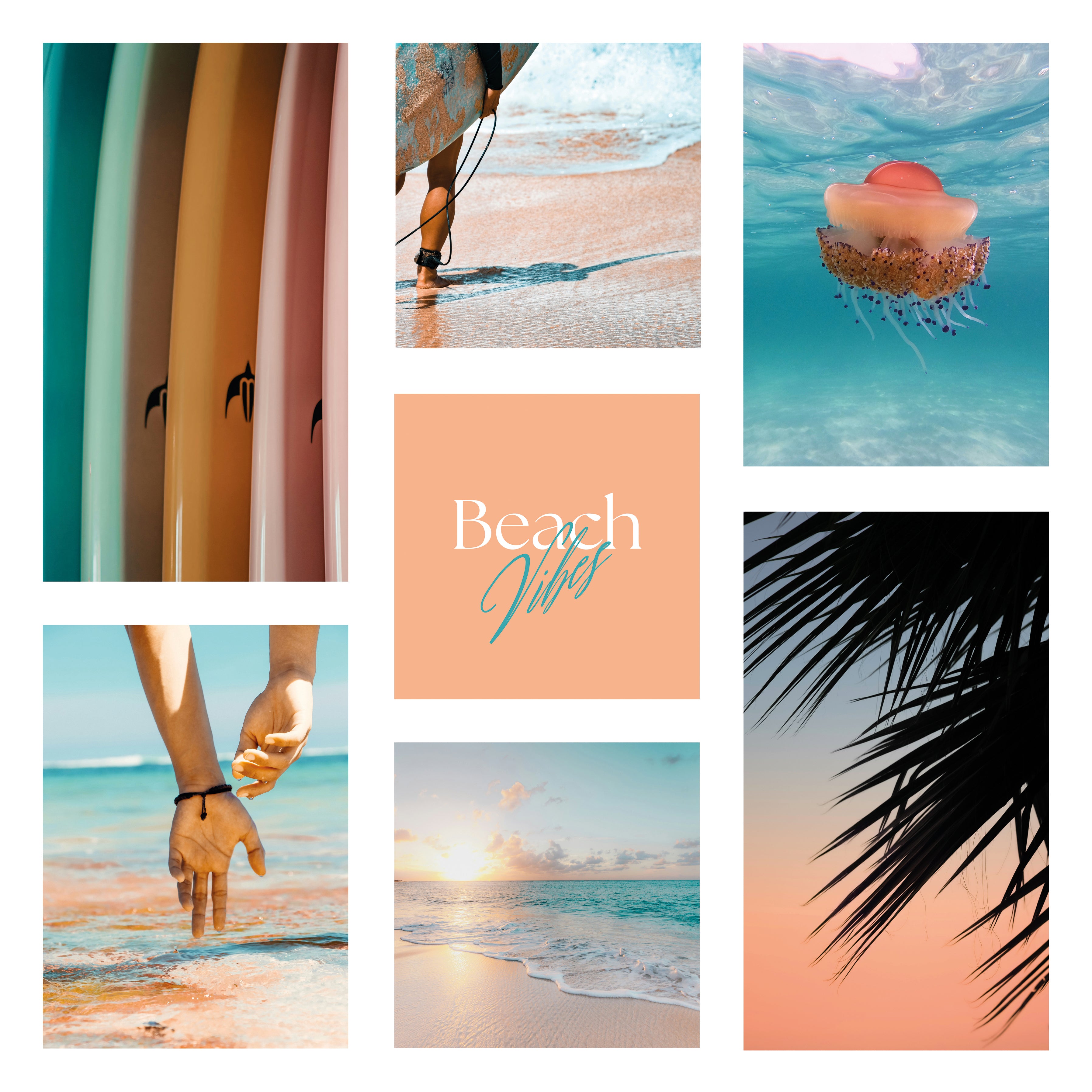 Digital poster Sea & Beach - Beach Vibes Collection No. 1
