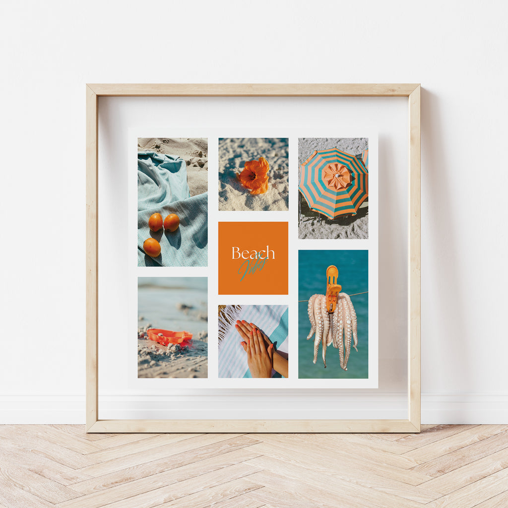 Digital poster Sea & Beach - Beach Vibes Collection No. 1