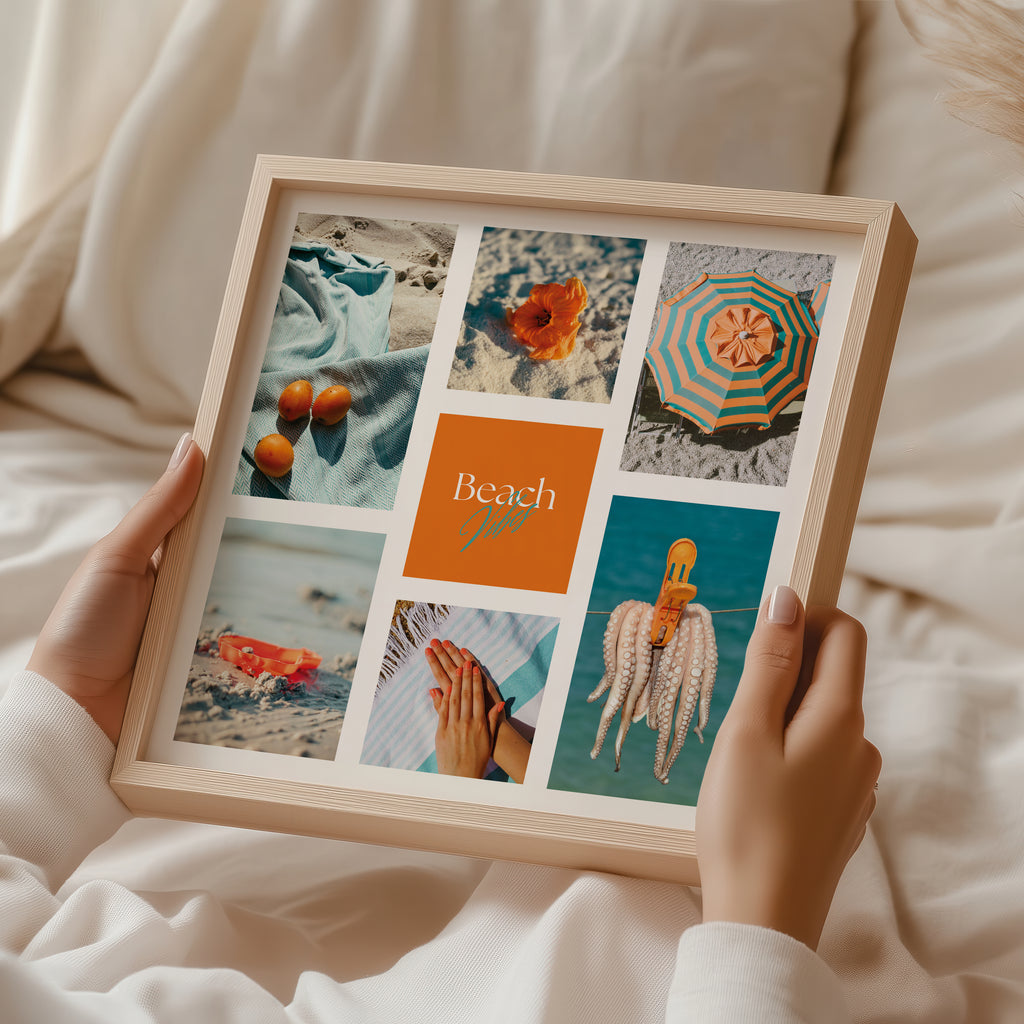 Digital poster Sea & Beach - Beach Vibes Collection No. 1