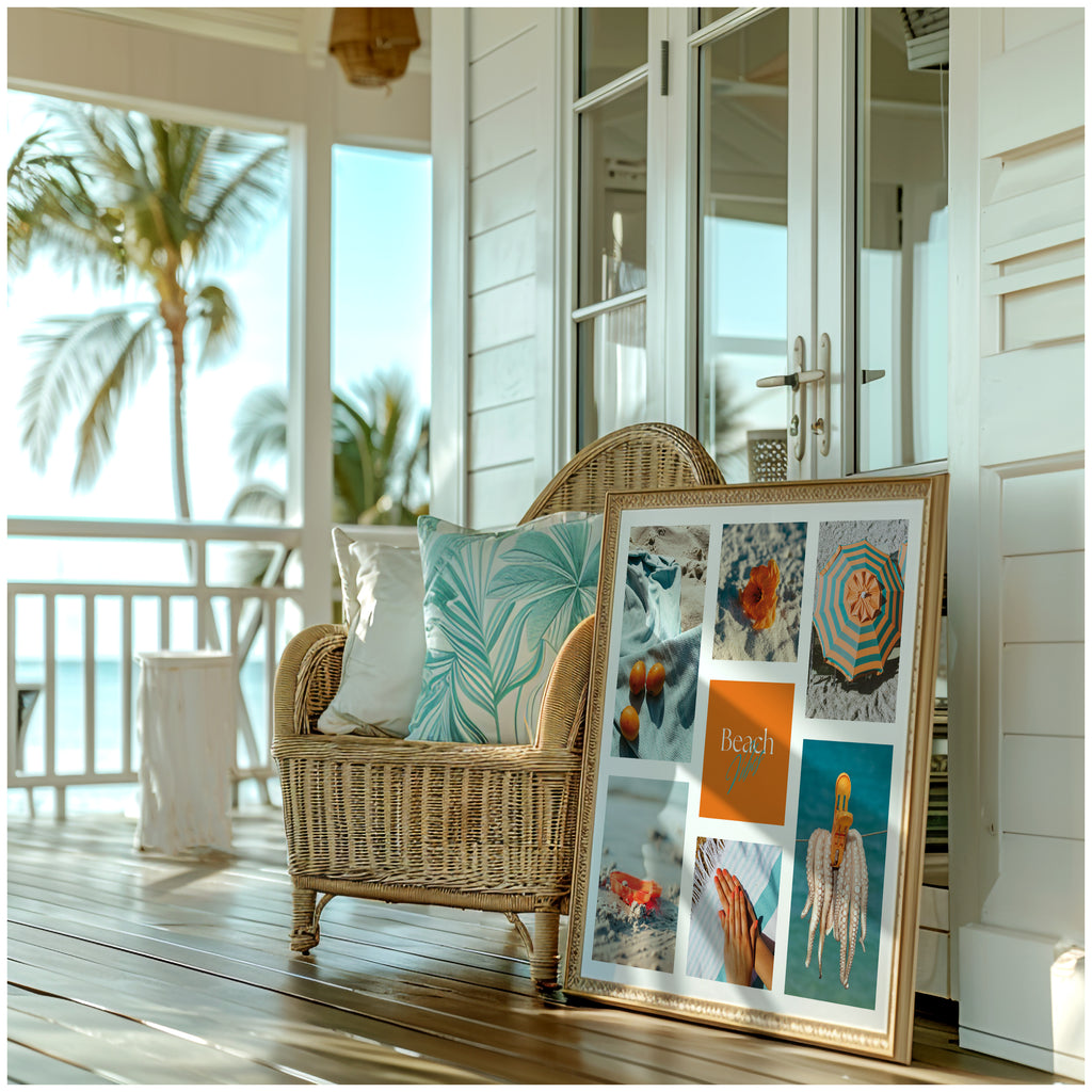 Digital poster Sea & Beach - Beach Vibes Collection No. 1