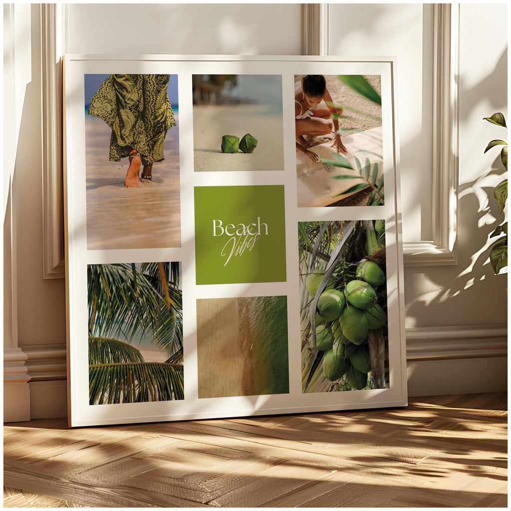 Póster digital Mar & Playa - Colección Beach Vibes N° 1