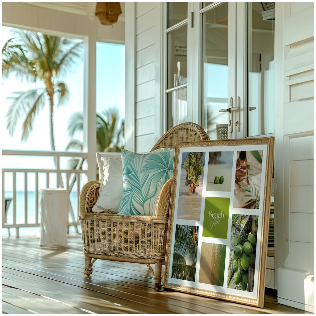 Póster digital Mar & Playa - Colección Beach Vibes N° 1
