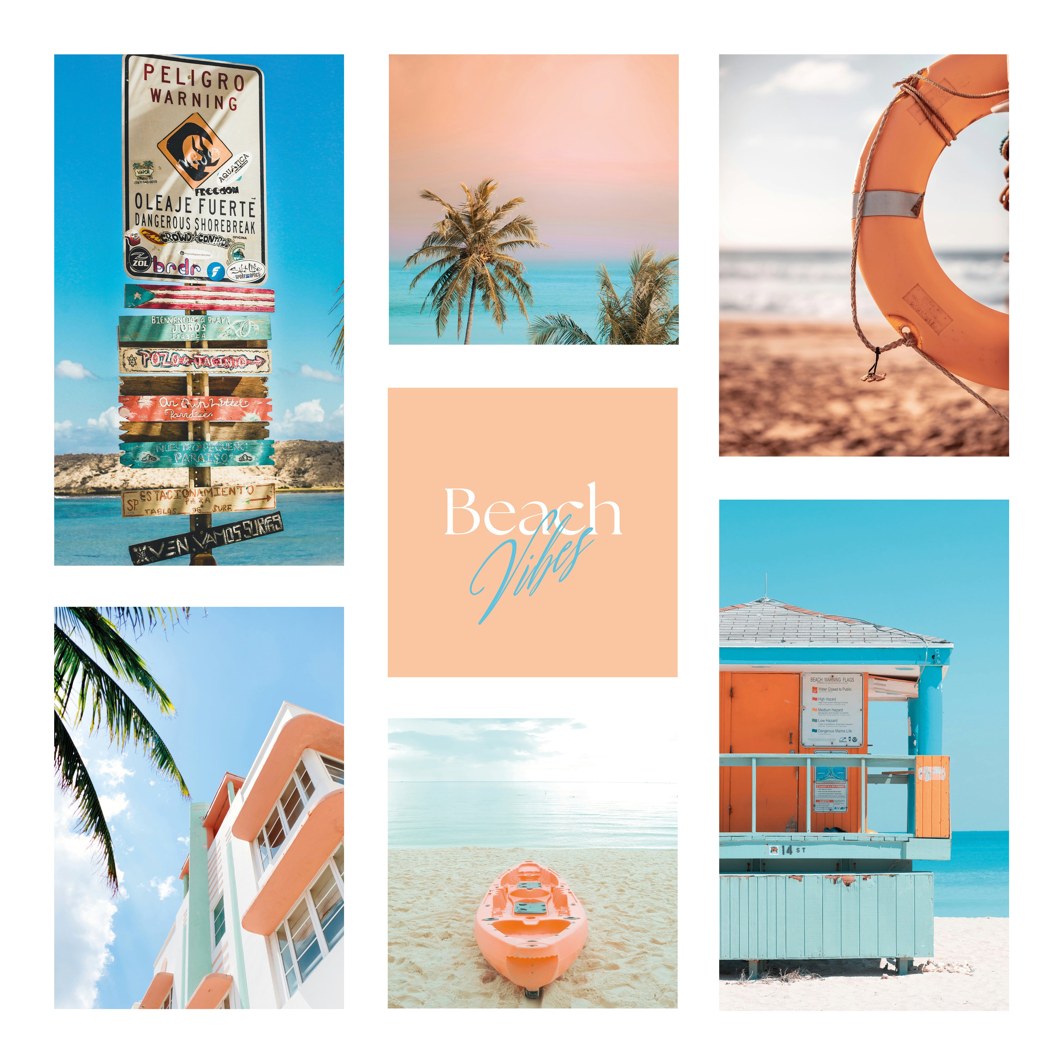Affiche digitale Mer & Plage - Collection Beach Vibes N° 02