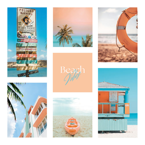 Affiche digitale Mer & Plage - Collection Beach Vibes N° 02