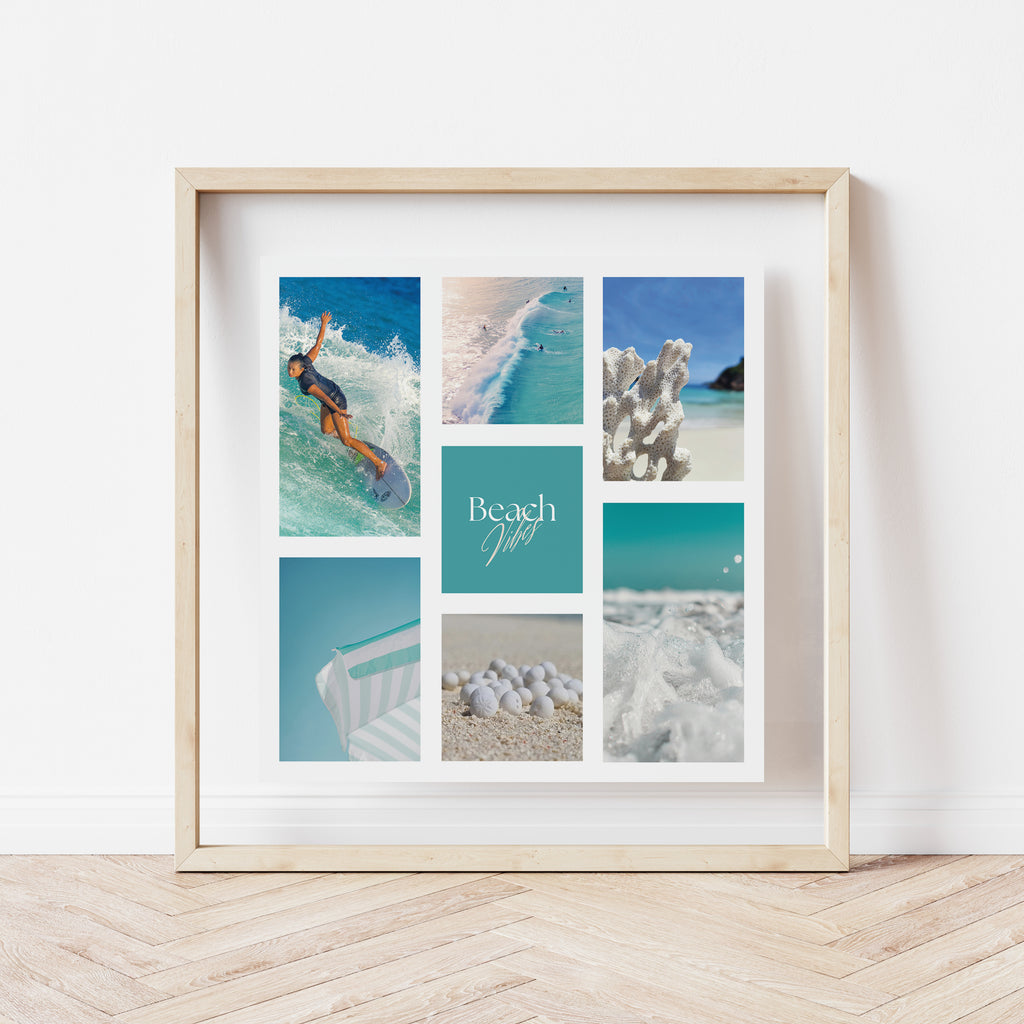 Póster digital Mar & Playa - Colección Beach Vibes N° 1
