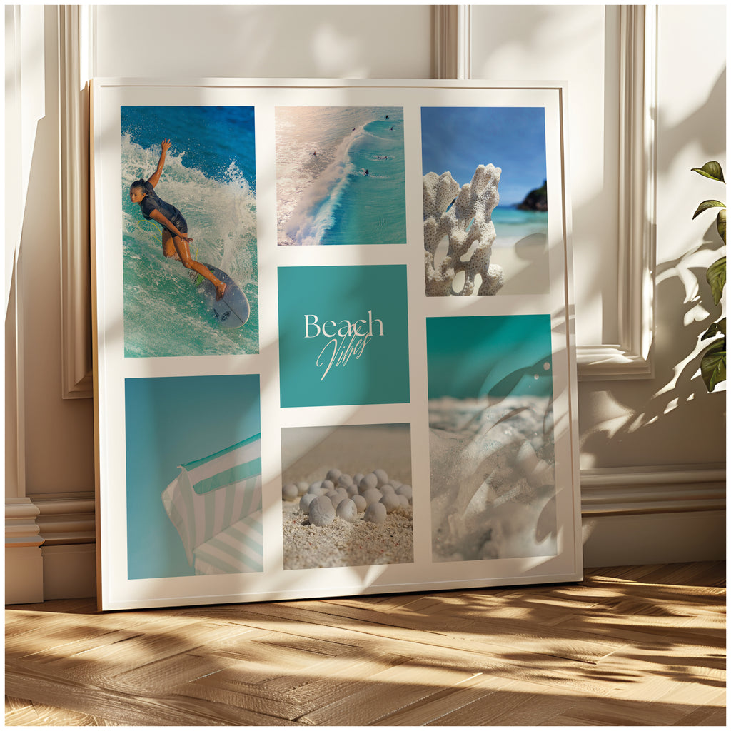 Póster digital Mar & Playa - Colección Beach Vibes N° 1