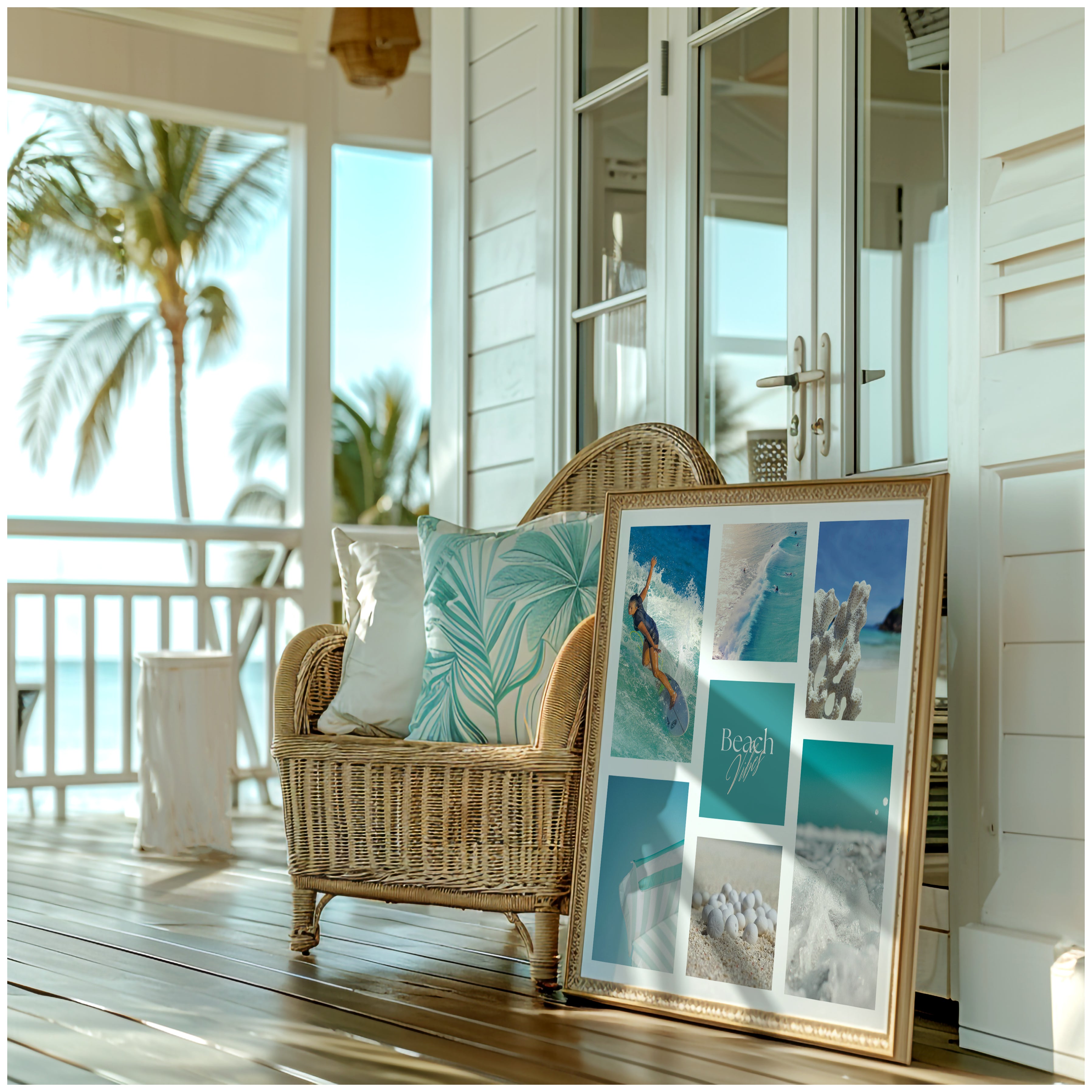 Póster digital Mar & Playa - Colección Beach Vibes N° 1