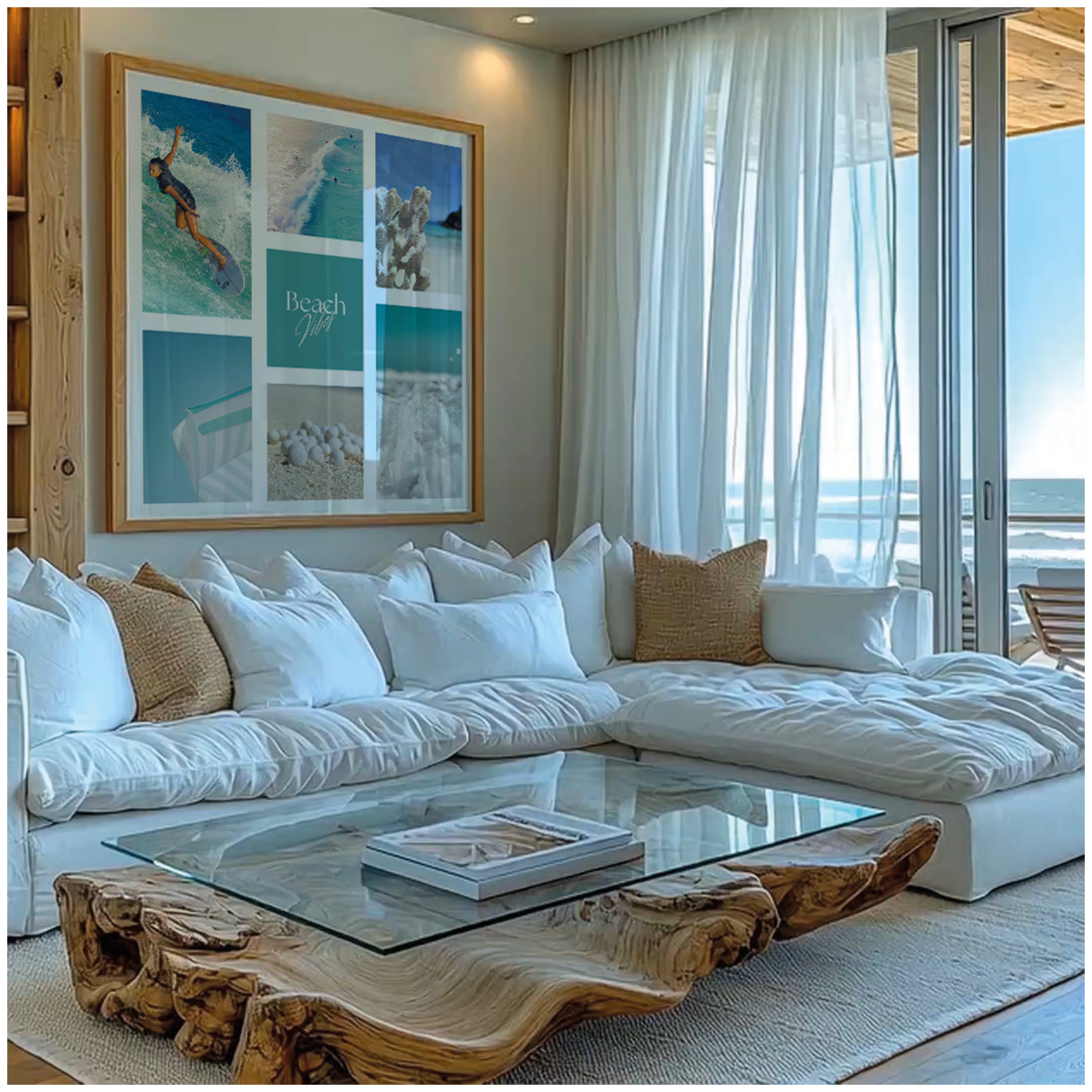 Digital poster Sea & Beach - Beach Vibes Collection No. 1