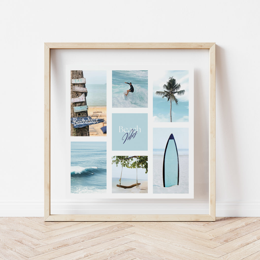 Póster digital Mar & Playa - Colección Beach Vibes N° 1