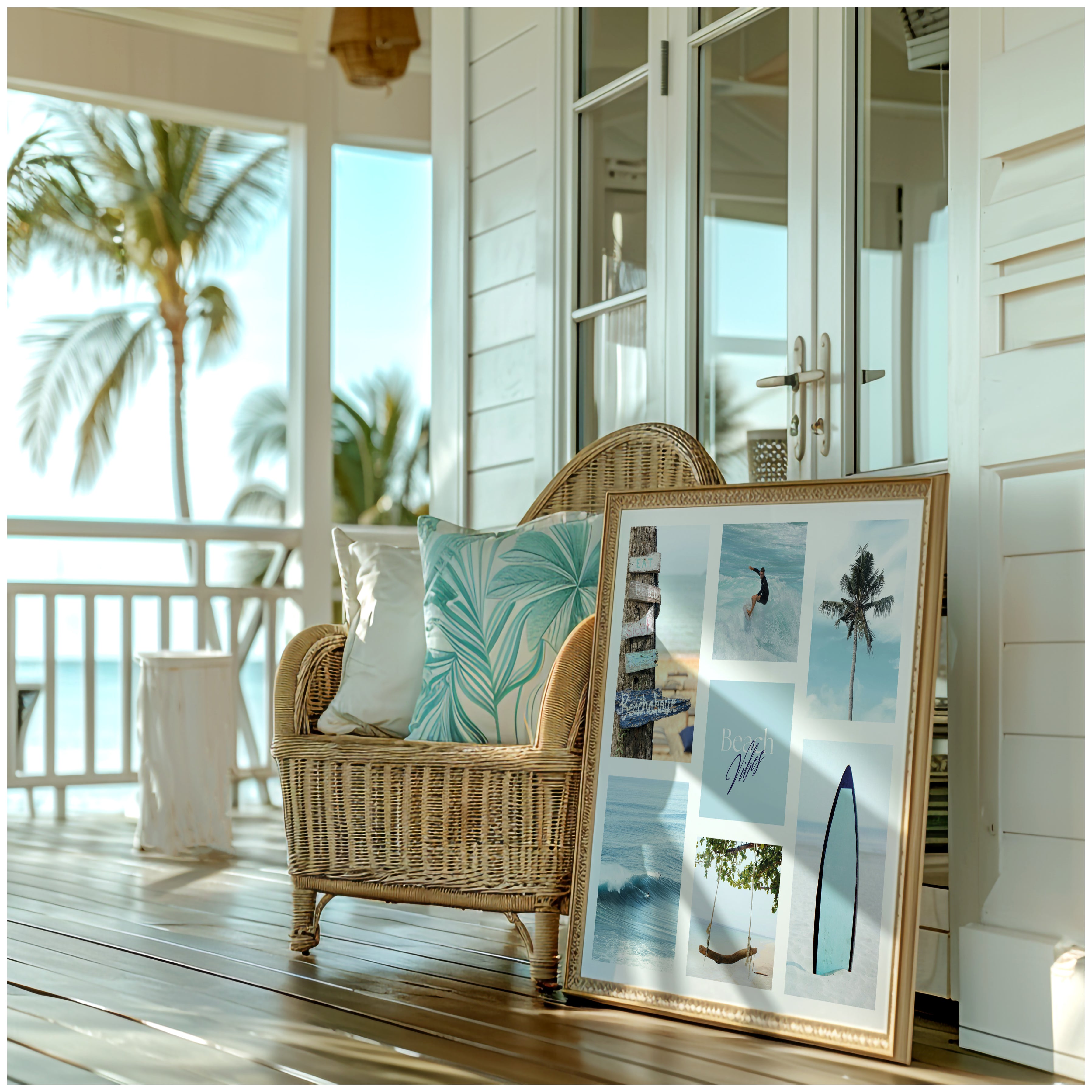 Póster digital Mar & Playa - Colección Beach Vibes N° 1
